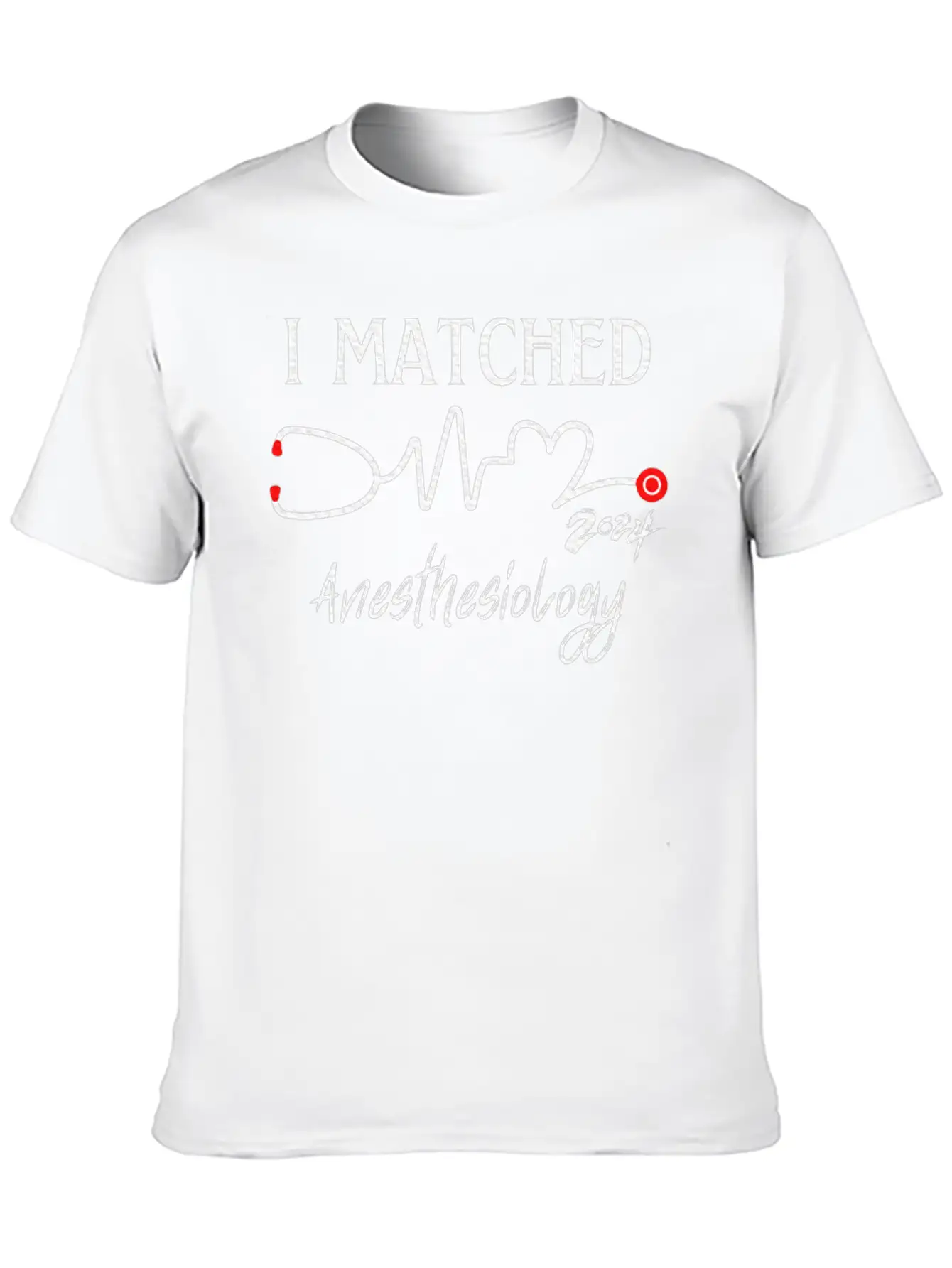 Match Day 2024 Anesthesiology Stylish Everyday T-Shirt – Unisex Basic Cotton Tee