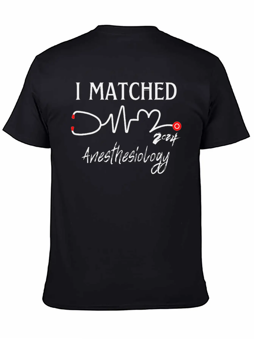 Match Day 2024 Anesthesiology Stylish Everyday T-Shirt – Unisex Basic Cotton Tee