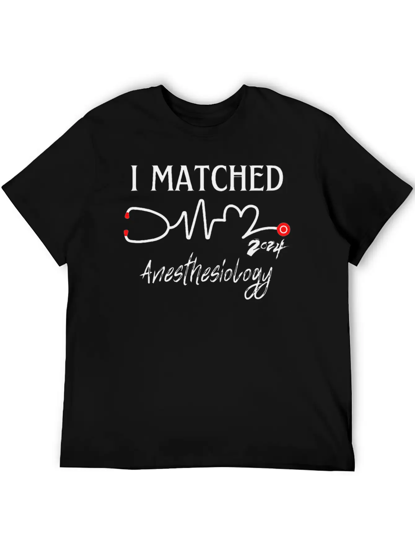 Match Day 2024 Anesthesiology Stylish Everyday T-Shirt – Unisex Basic Cotton Tee