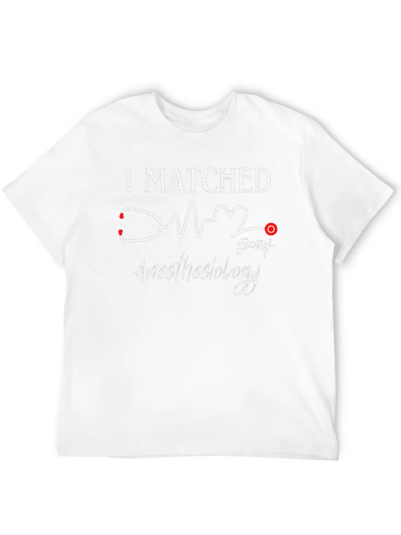 Match Day 2024 Anesthesiology Stylish Everyday T-Shirt – Unisex Basic Cotton Tee