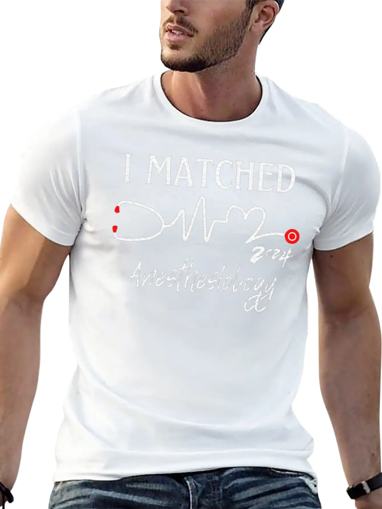 Match Day 2024 Anesthesiology Stylish Everyday T-Shirt – Unisex Basic Cotton Tee