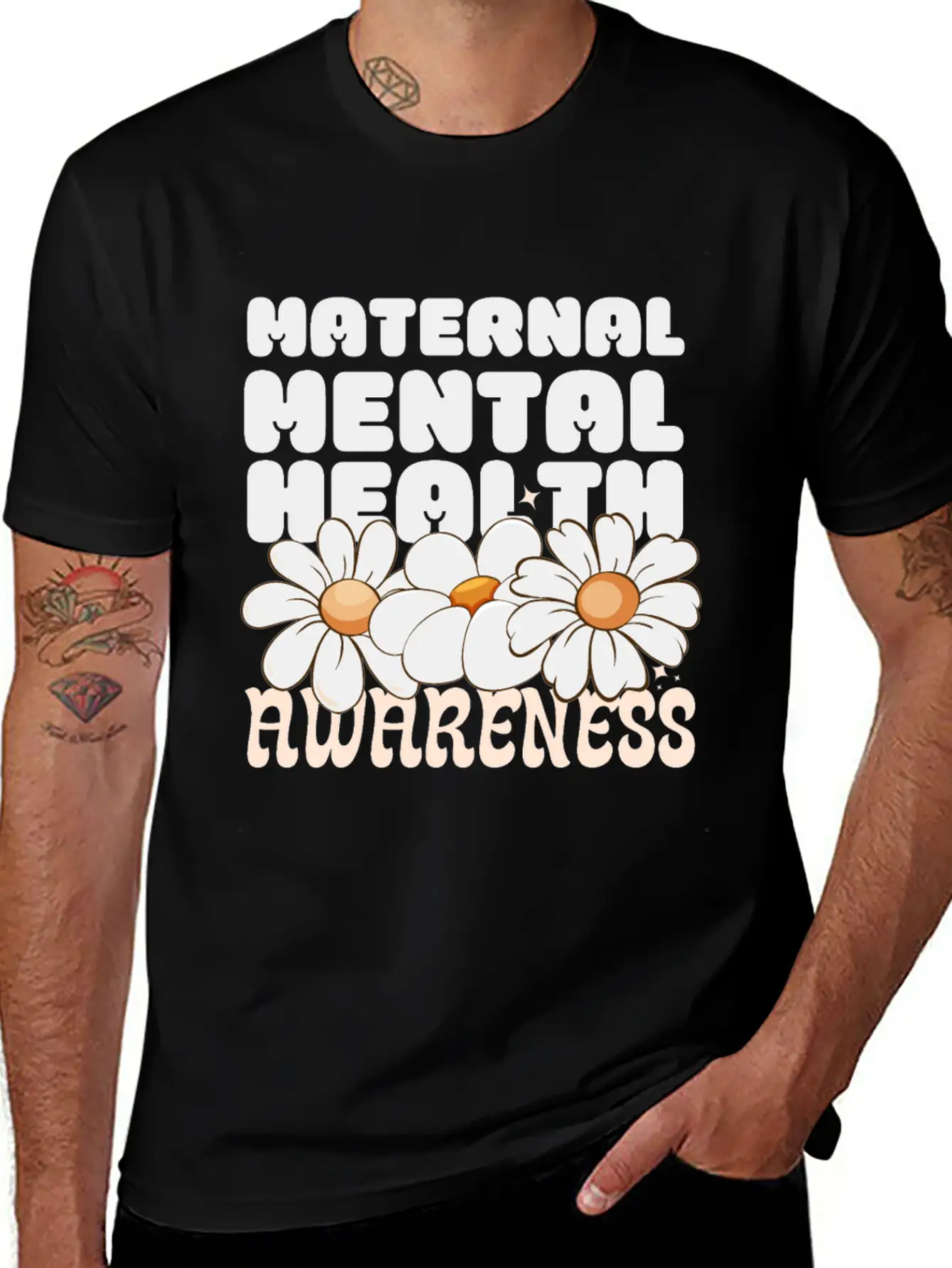 Maternal Mental Health Awareness Unisex Casual T-Shirt – Clean Design For Daily Comfort