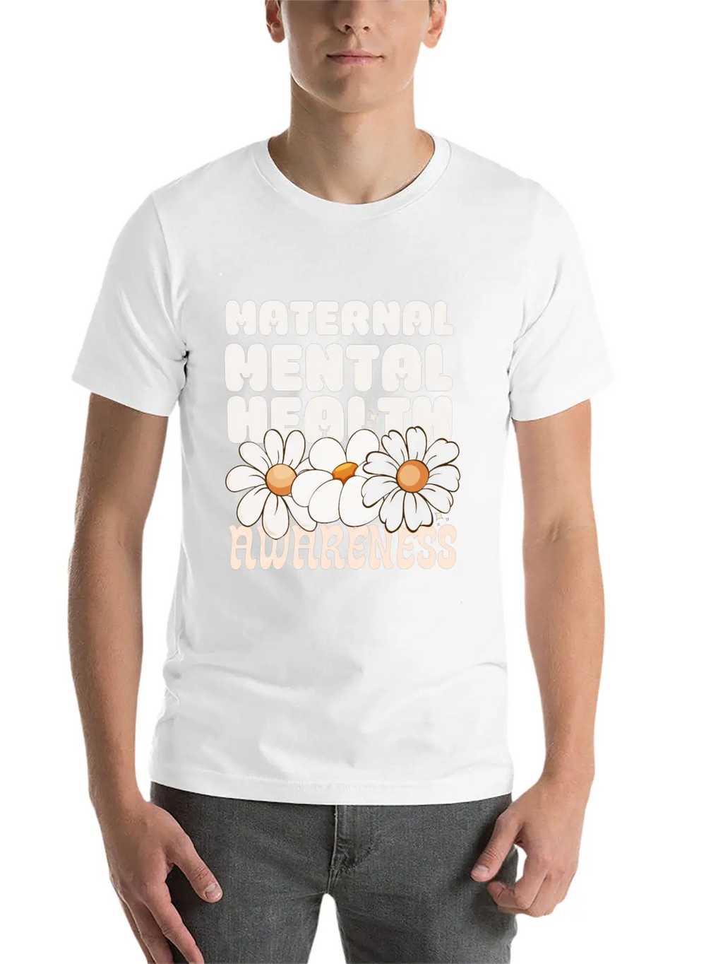 Maternal Mental Health Awareness Unisex Casual T-Shirt – Clean Design For Daily Comfort