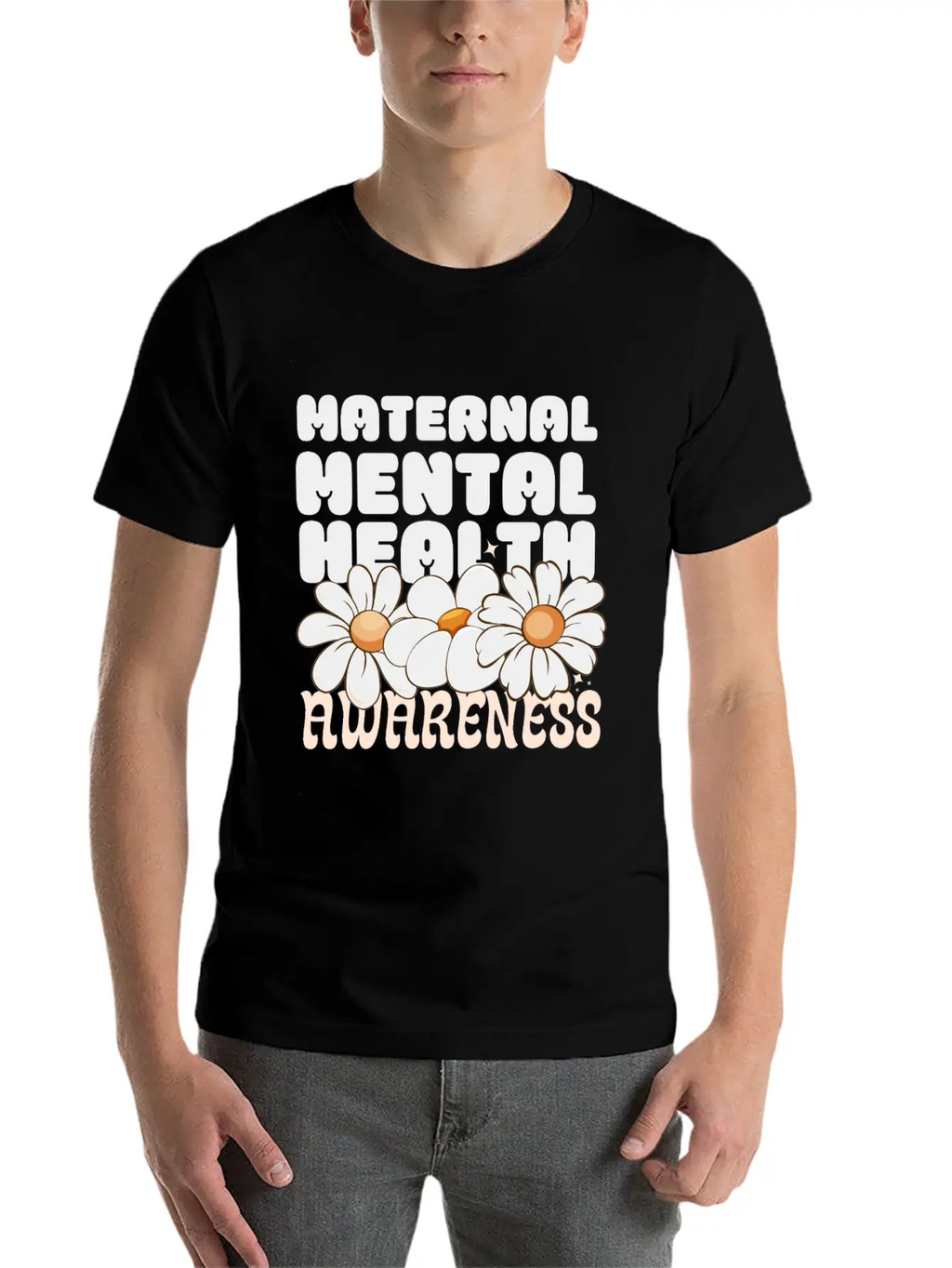 Maternal Mental Health Awareness Unisex Casual T-Shirt – Clean Design For Daily Comfort