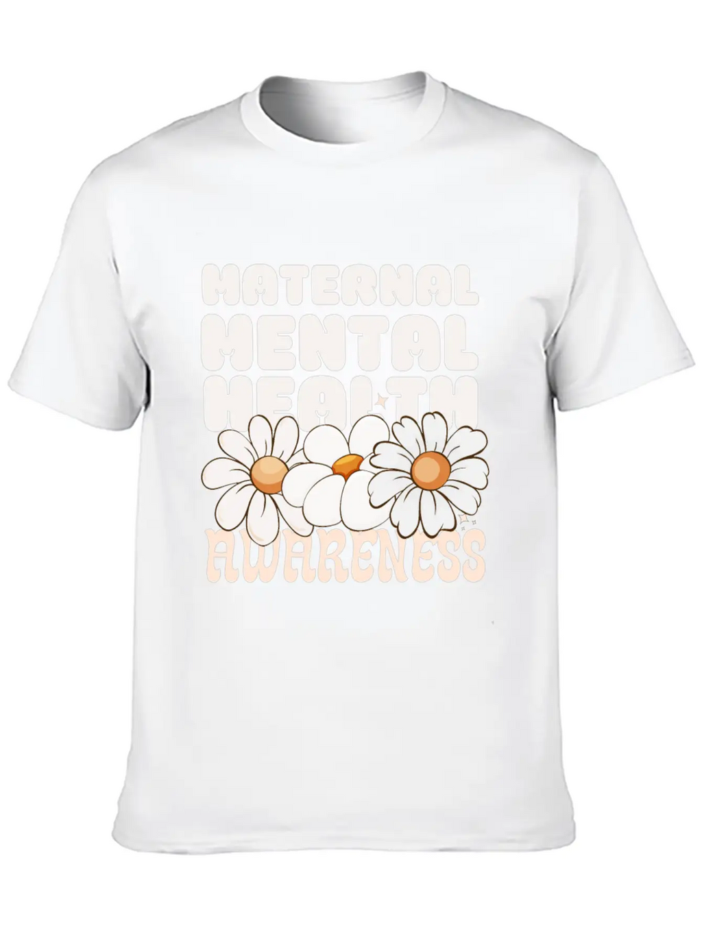 Maternal Mental Health Awareness Unisex Casual T-Shirt – Clean Design For Daily Comfort