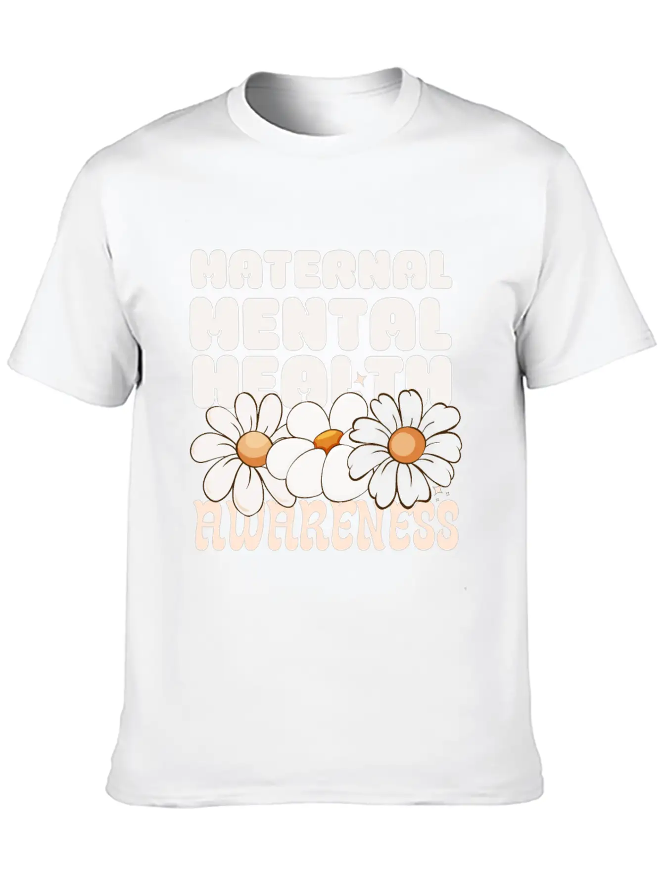 Maternal Mental Health Awareness Unisex Casual T-Shirt – Clean Design For Daily Comfort