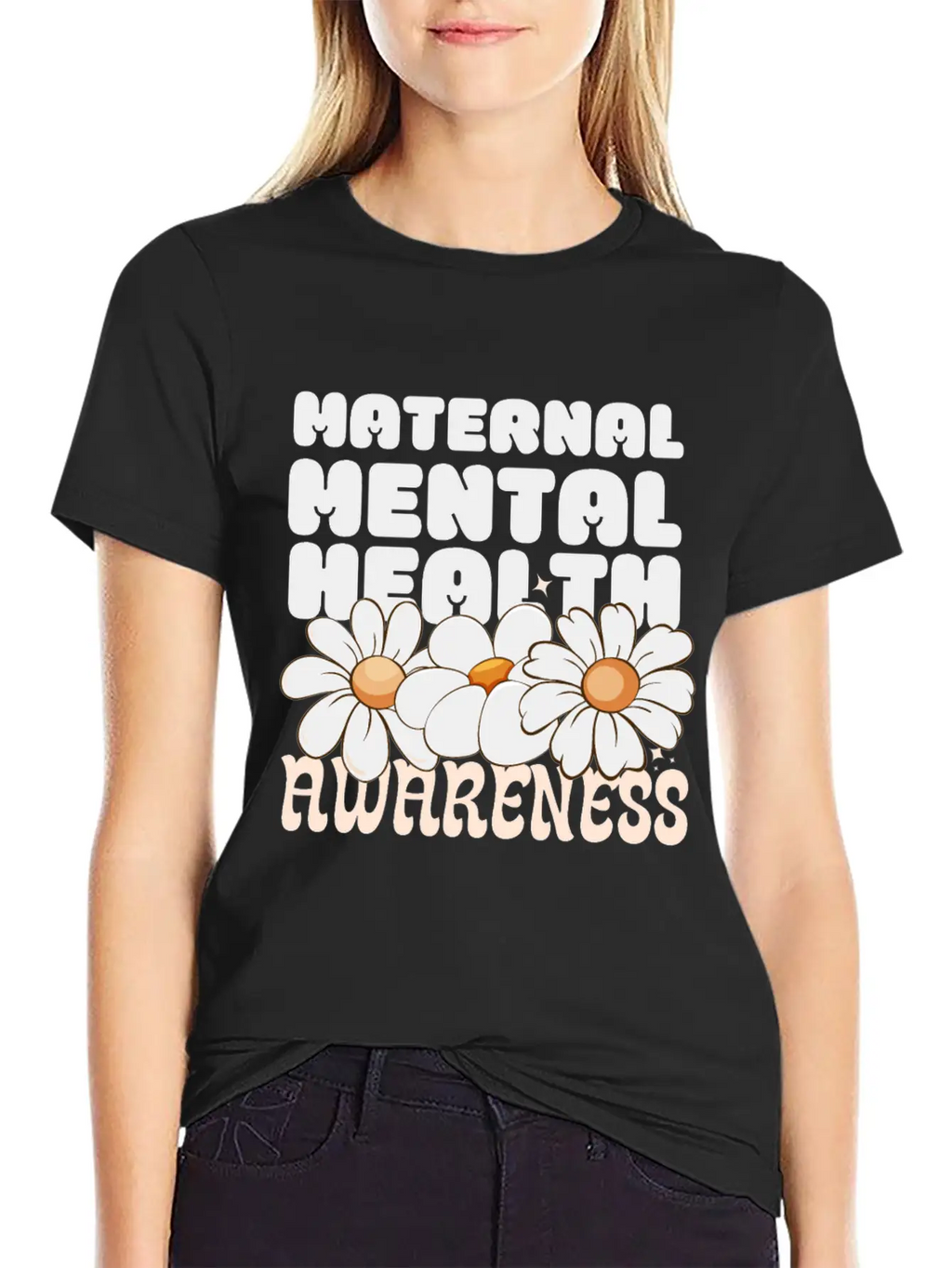 Maternal Mental Health Awareness Unisex Casual T-Shirt – Clean Design For Daily Comfort