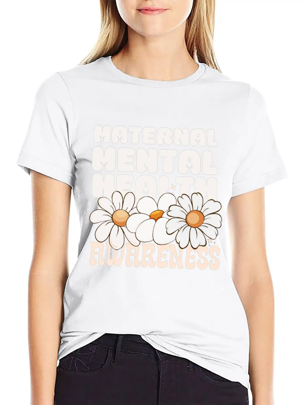 Maternal Mental Health Awareness Unisex Casual T-Shirt – Clean Design For Daily Comfort