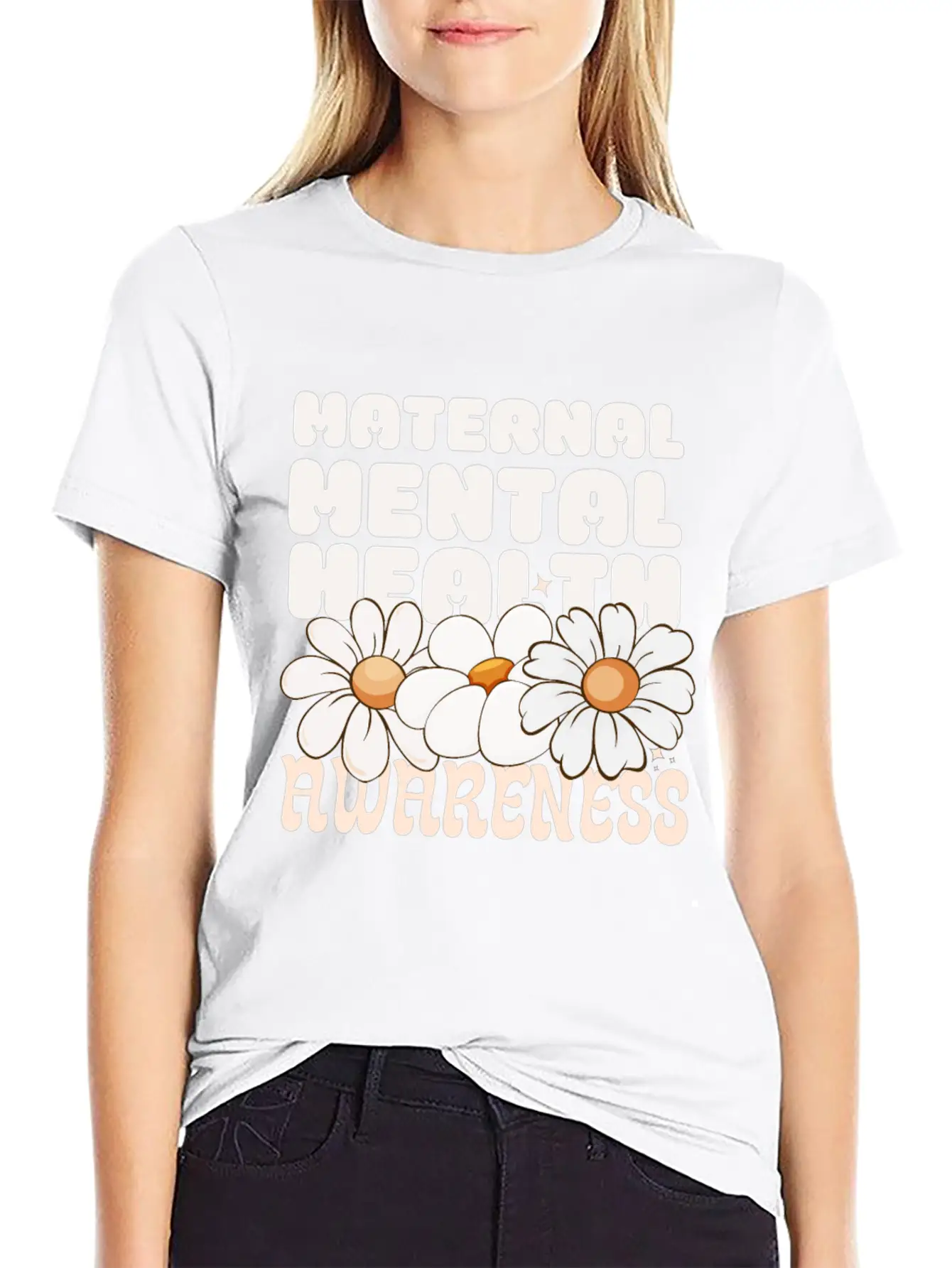 Maternal Mental Health Awareness Unisex Casual T-Shirt – Clean Design For Daily Comfort