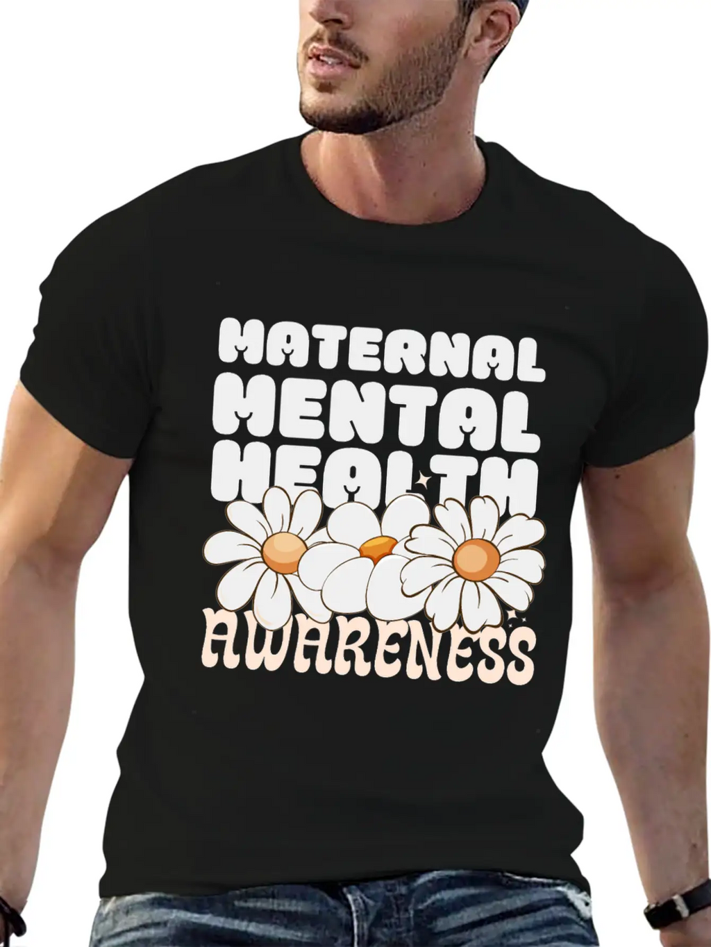 Maternal Mental Health Awareness Unisex Casual T-Shirt – Clean Design For Daily Comfort