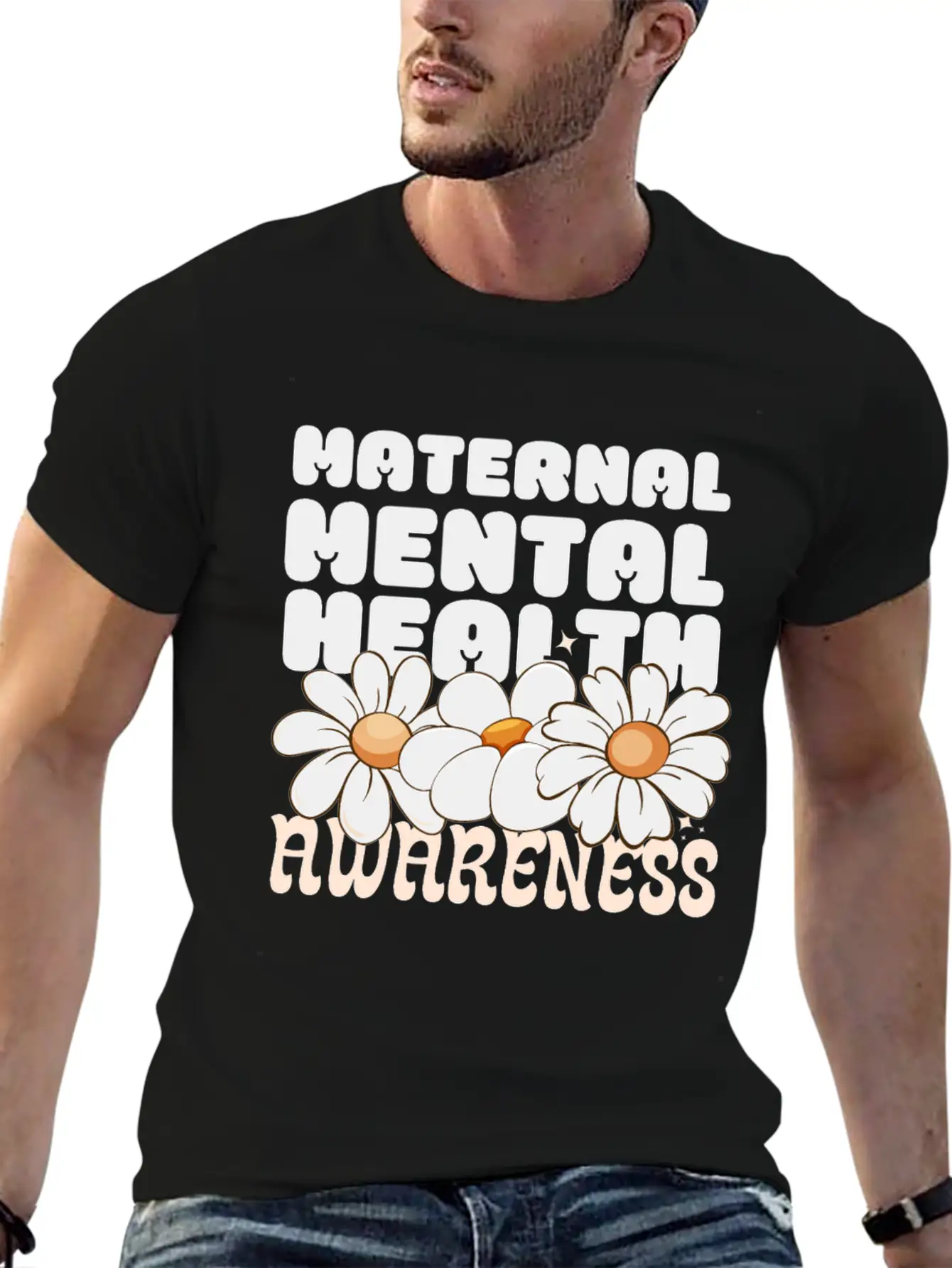 Maternal Mental Health Awareness Unisex Casual T-Shirt – Clean Design For Daily Comfort