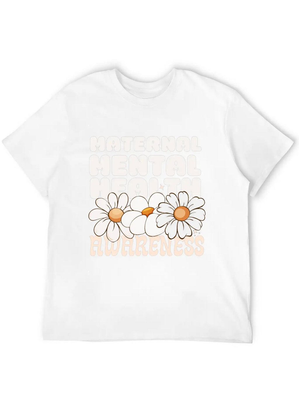 Maternal Mental Health Awareness Unisex Casual T-Shirt – Clean Design For Daily Comfort