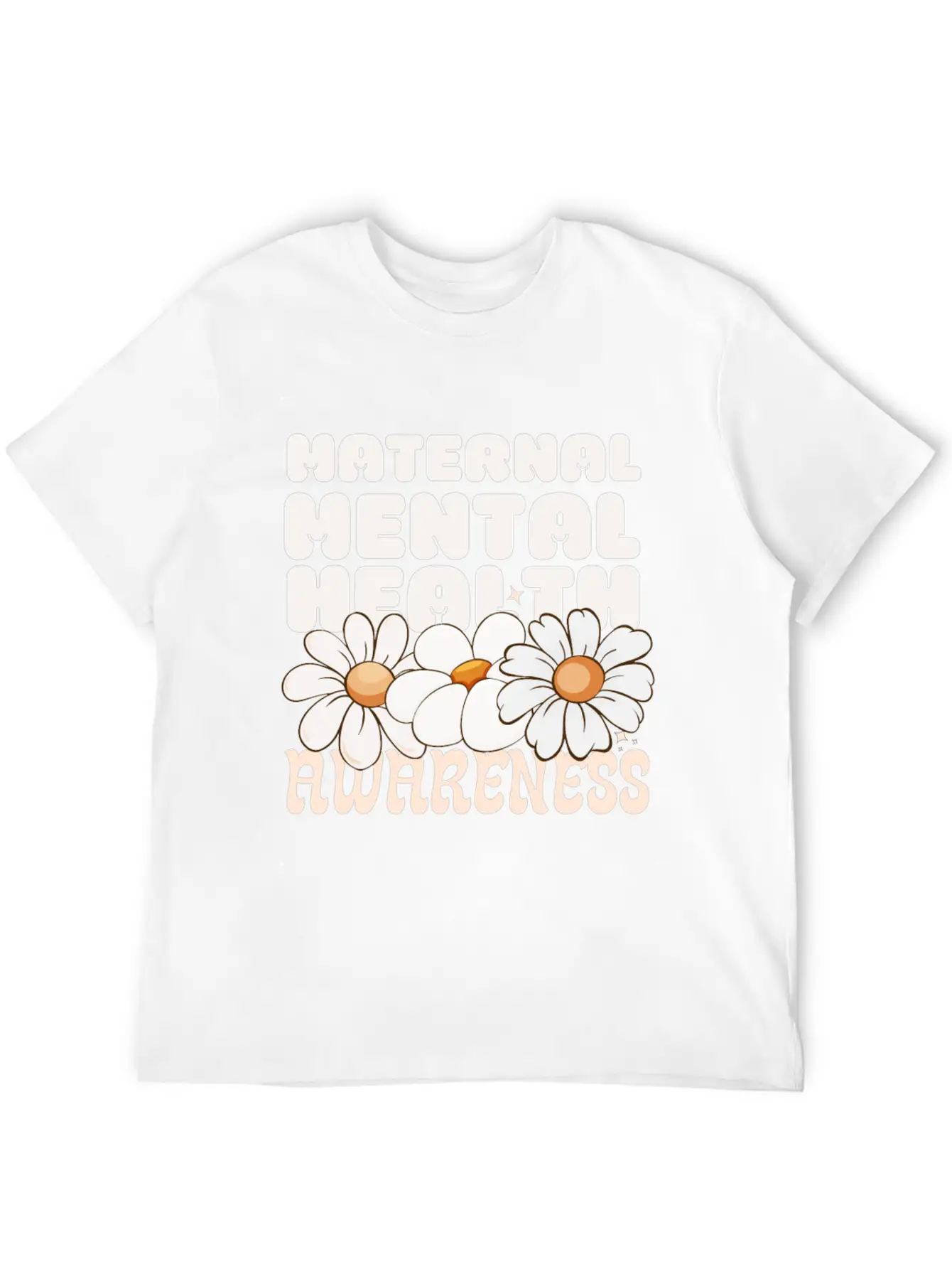 Maternal Mental Health Awareness Unisex Casual T-Shirt – Clean Design For Daily Comfort