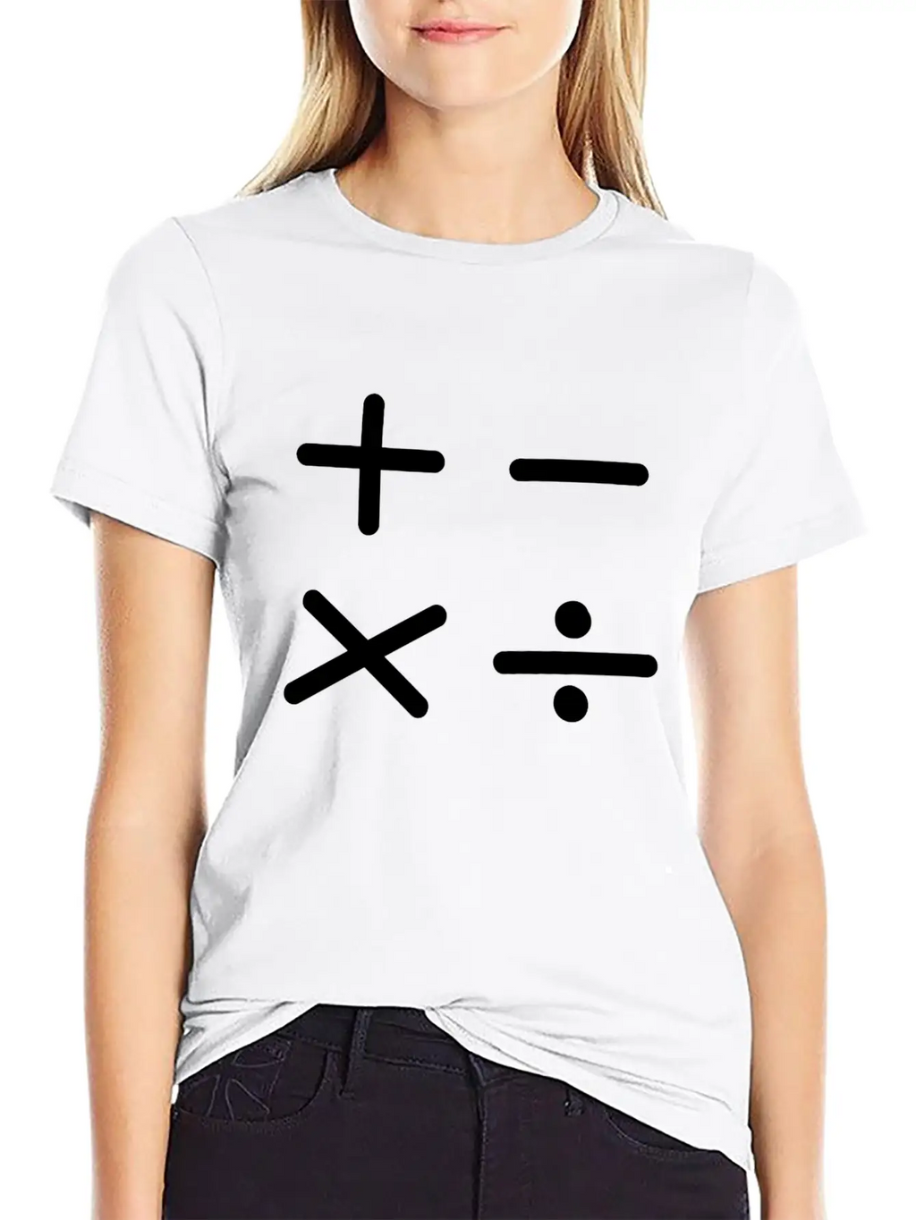 Math Sign Breathable Soft Cotton T-Shirt – Timeless Casual Look