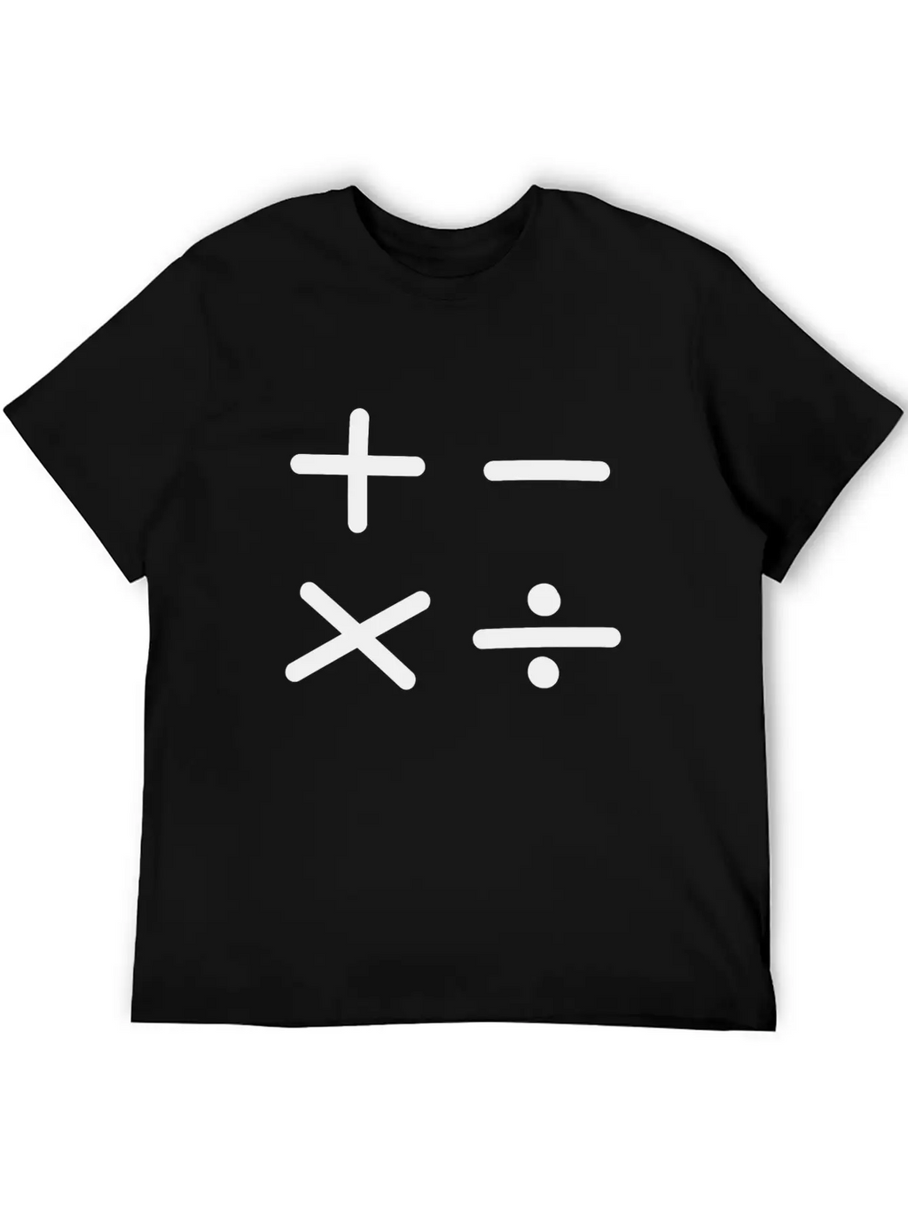 Math Sign Breathable Soft Cotton T-Shirt – Timeless Casual Look