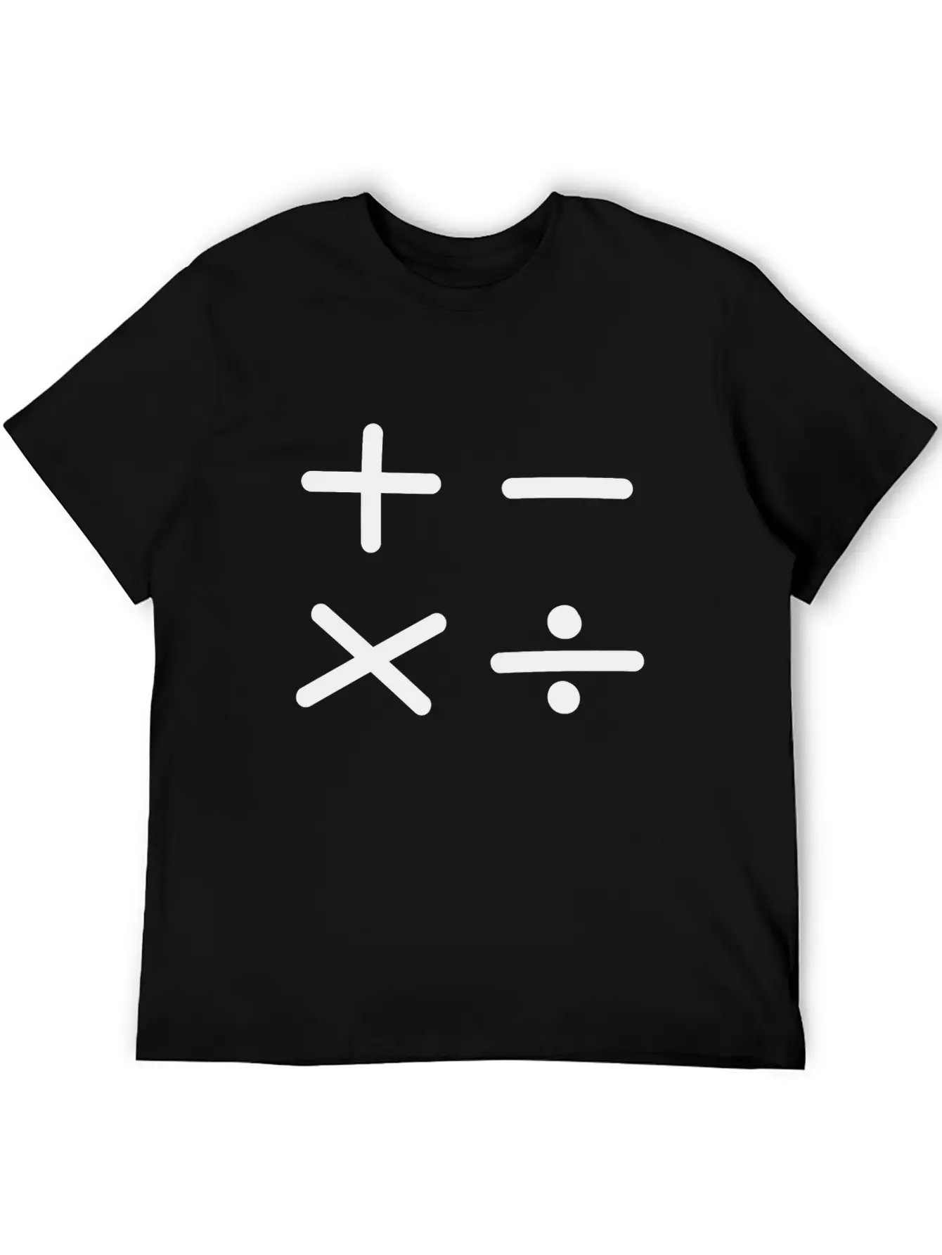 Math Sign Breathable Soft Cotton T-Shirt – Timeless Casual Look