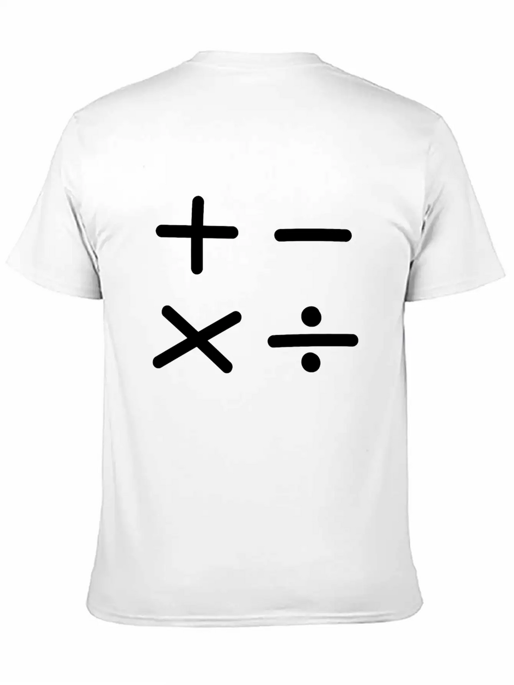 Math Sign Breathable Soft Cotton T-Shirt – Timeless Casual Look