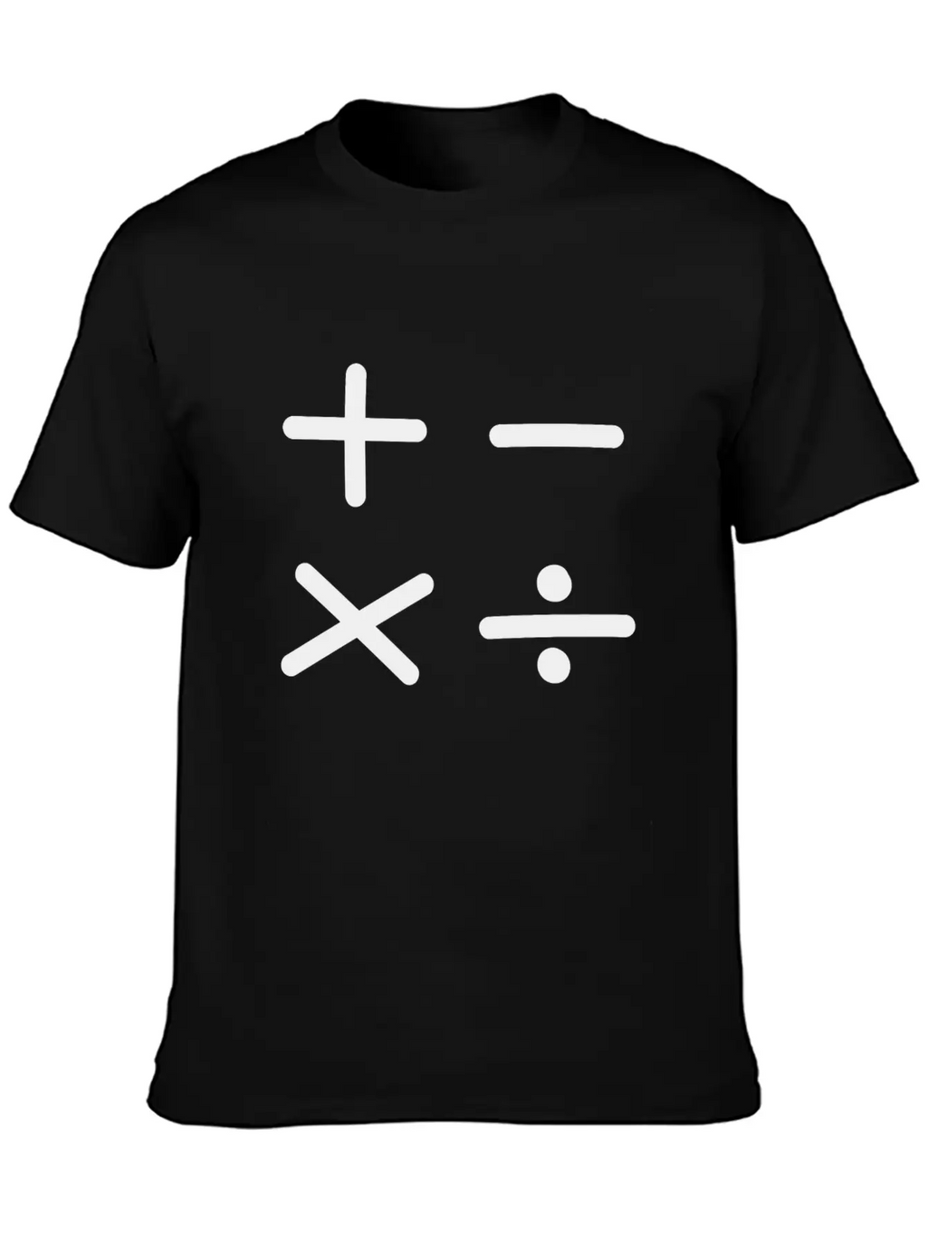 Math Sign Breathable Soft Cotton T-Shirt – Timeless Casual Look