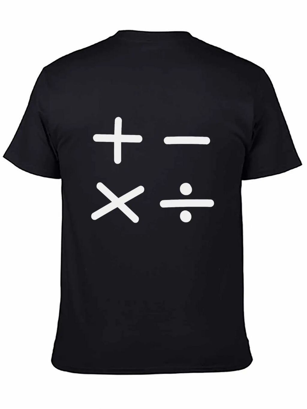 Math Sign Breathable Soft Cotton T-Shirt – Timeless Casual Look