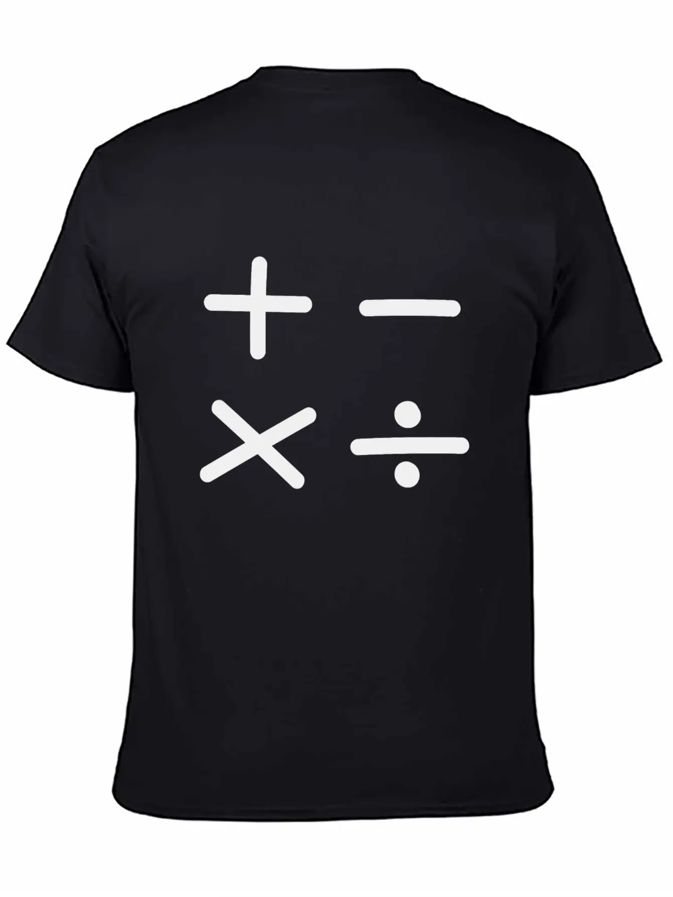Math Sign Breathable Soft Cotton T-Shirt – Timeless Casual Look