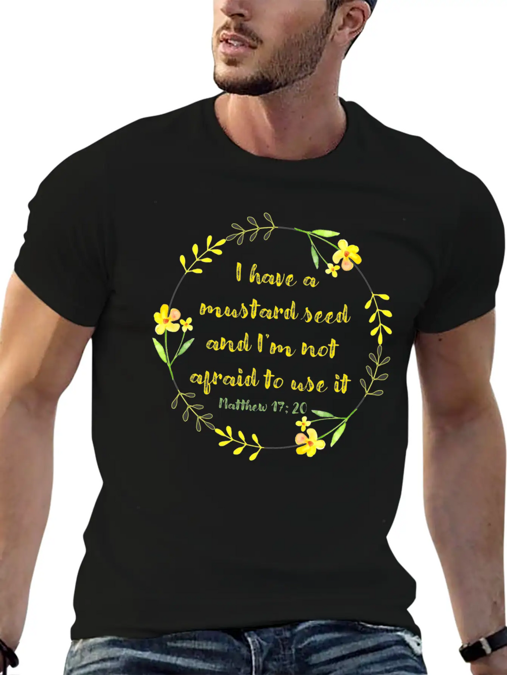 Matthew 17 20 Mustard Seed Classic Cotton Tee – Unisex Comfort For Any Season