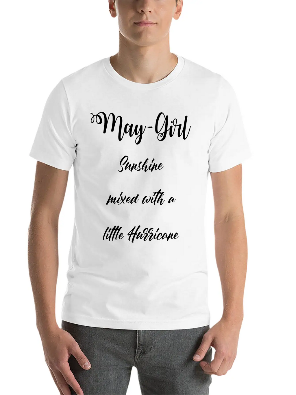 May-Girl Unisex Casual T-Shirt – Clean Design For Daily Comfort