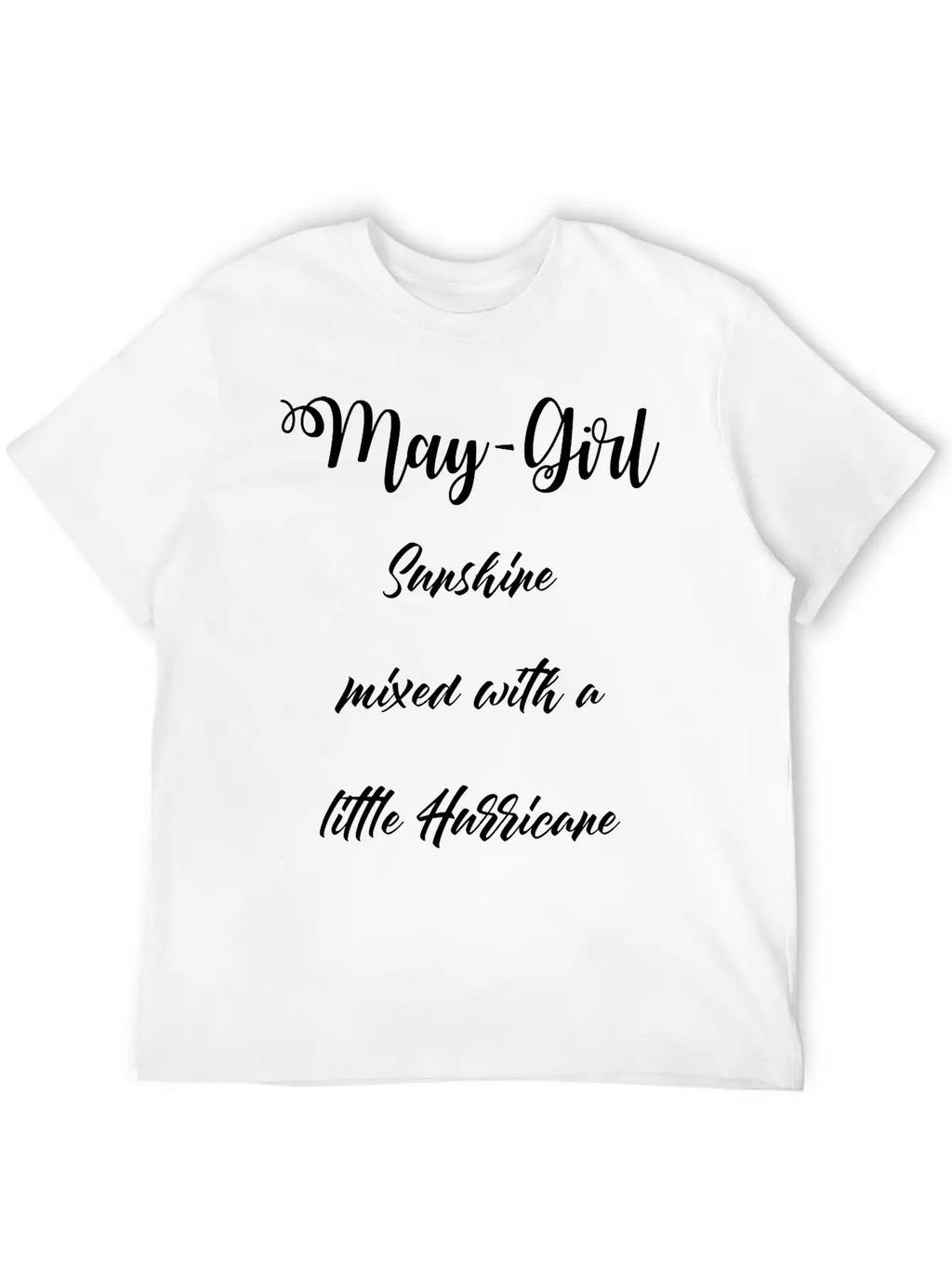 May-Girl Unisex Casual T-Shirt – Clean Design For Daily Comfort