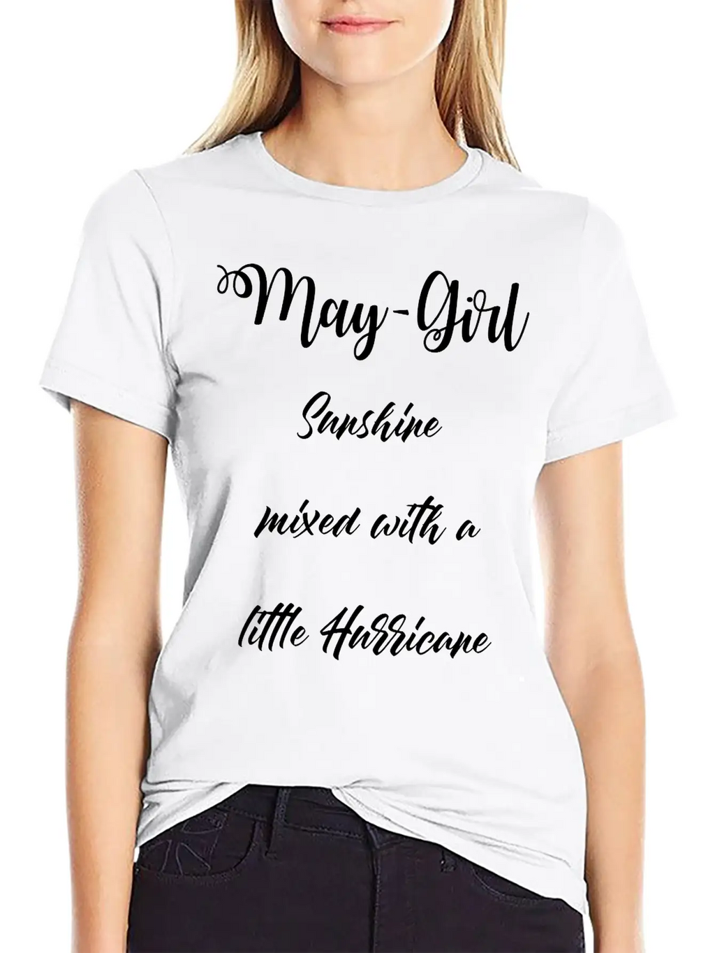 May-Girl Unisex Casual T-Shirt – Clean Design For Daily Comfort