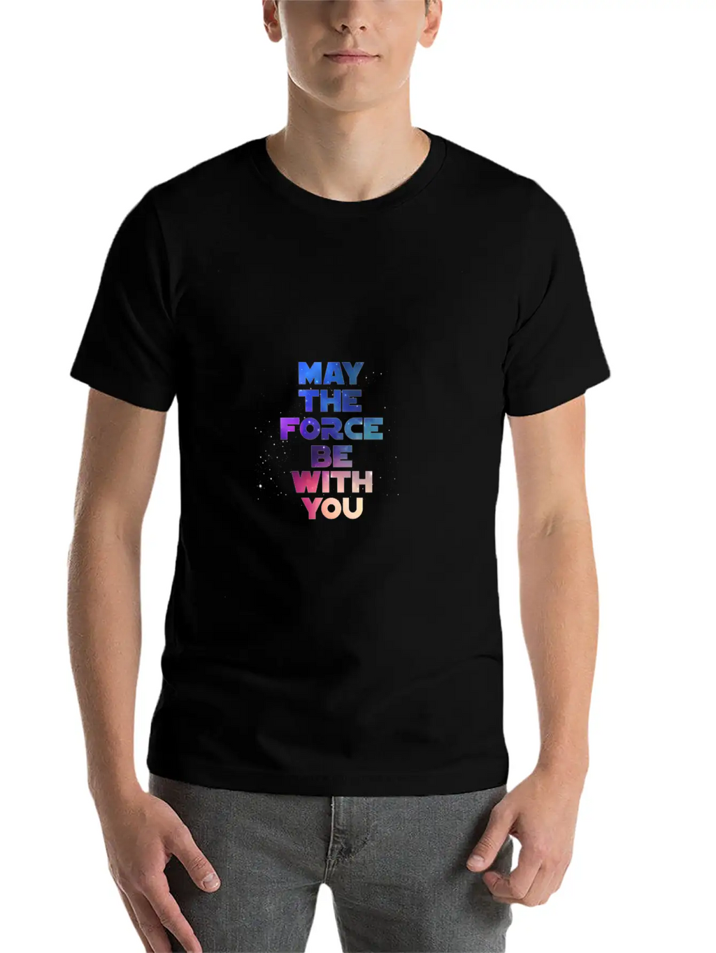 May The Force Be With You Timeless Short Sleeve Tee – Comfy And Minimalist Design