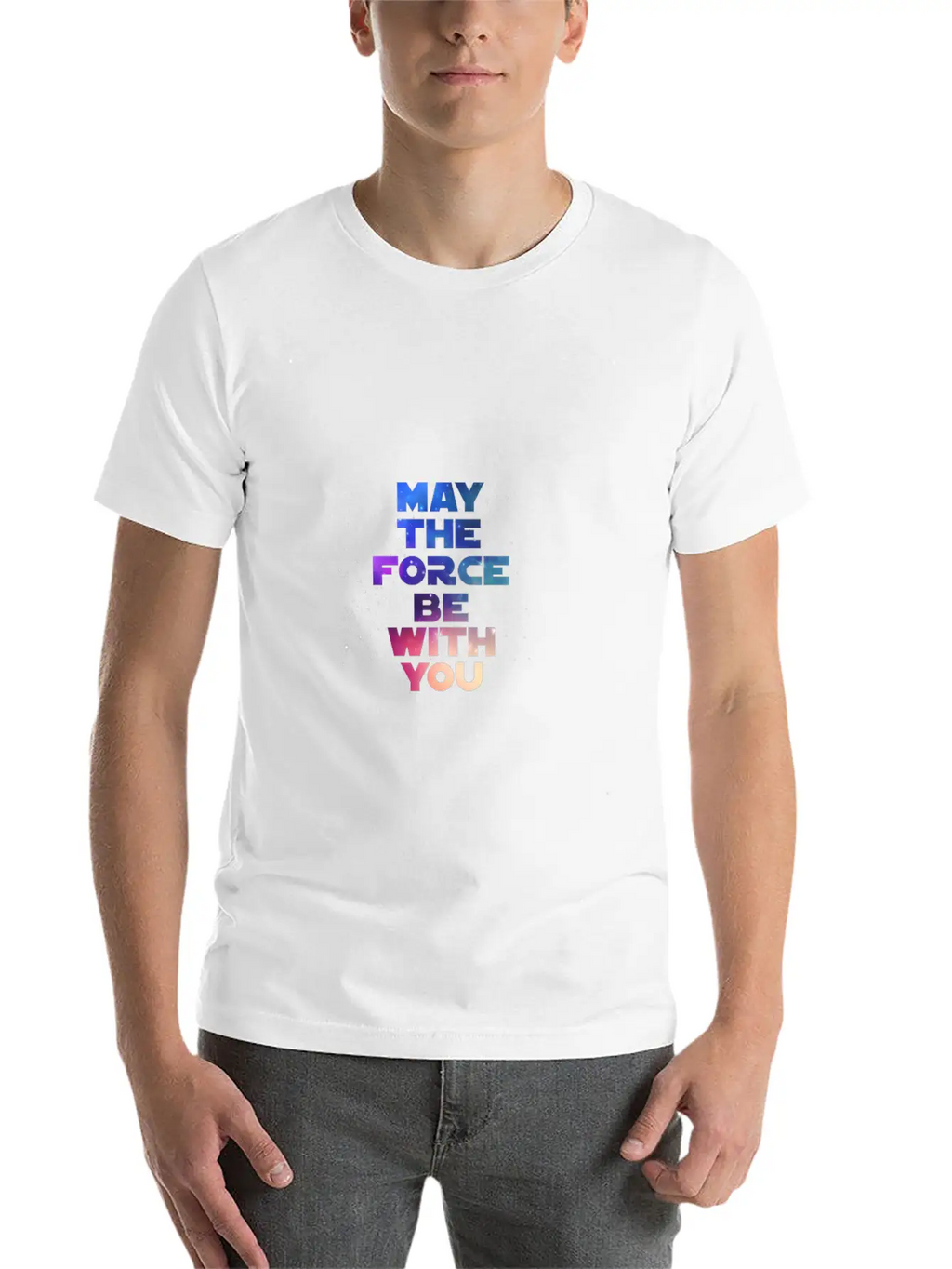 May The Force Be With You Timeless Short Sleeve Tee – Comfy And Minimalist Design