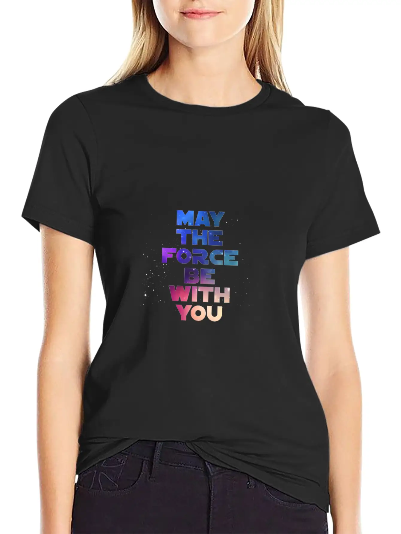 May The Force Be With You Timeless Short Sleeve Tee – Comfy And Minimalist Design