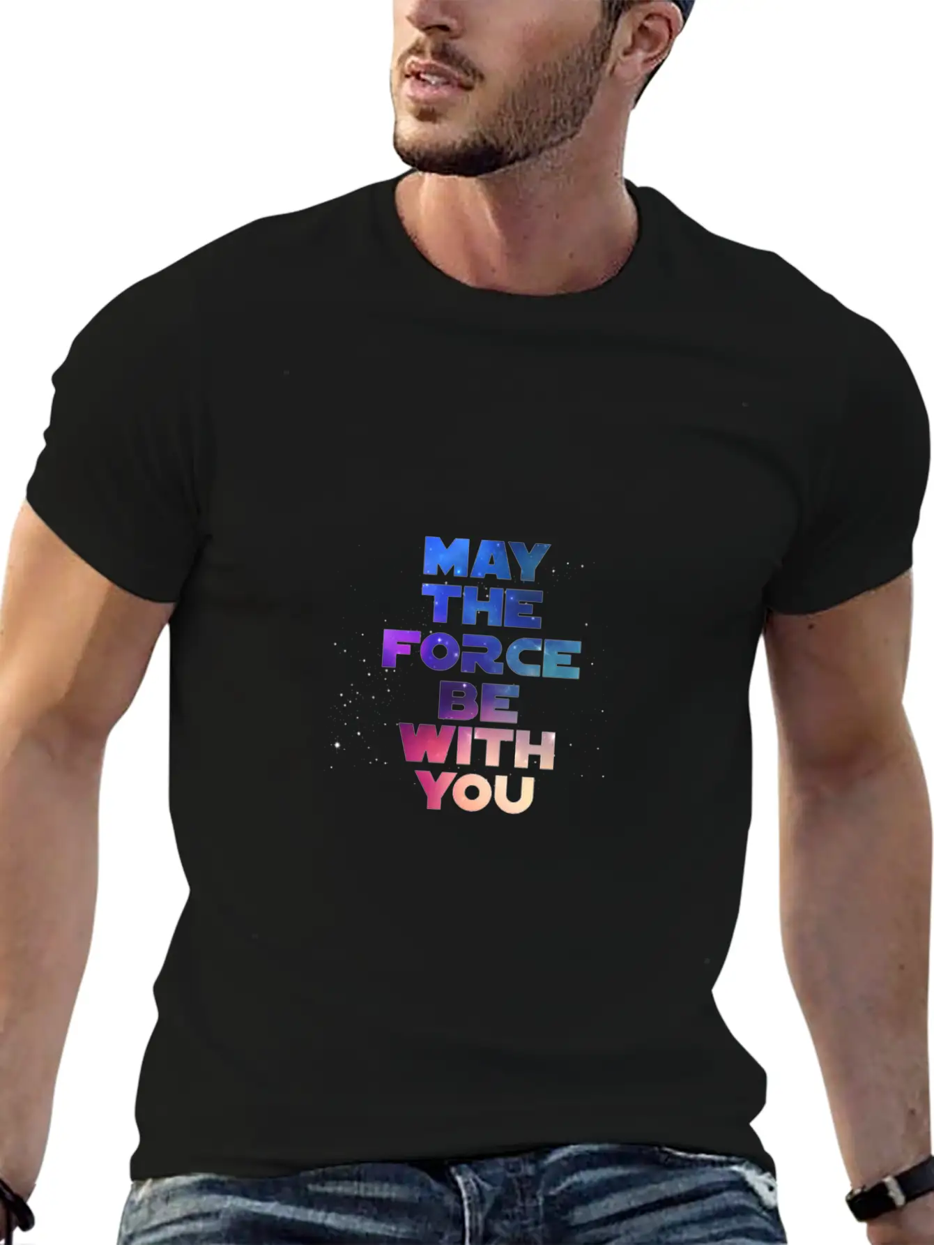 May The Force Be With You Timeless Short Sleeve Tee – Comfy And Minimalist Design
