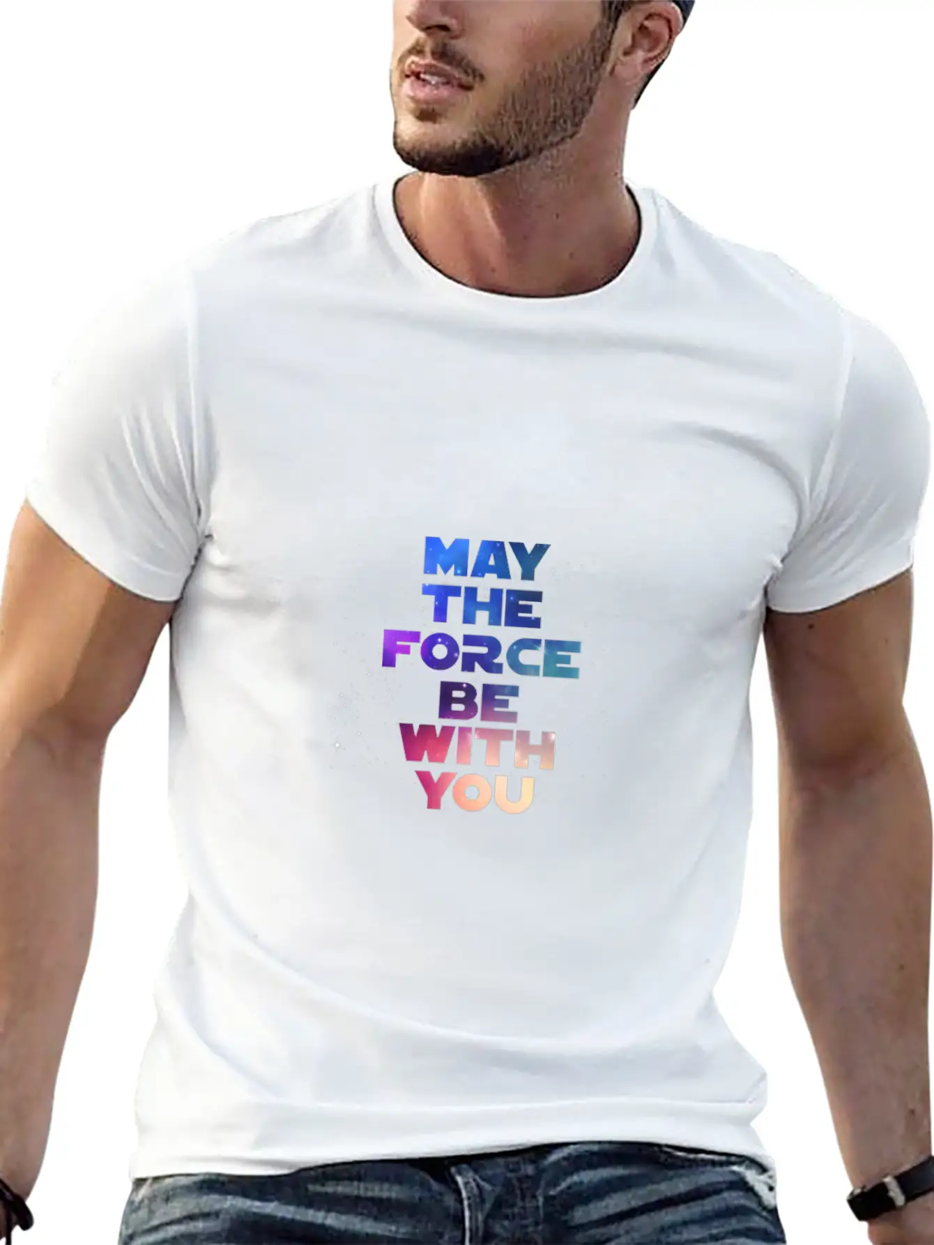 May The Force Be With You Timeless Short Sleeve Tee – Comfy And Minimalist Design