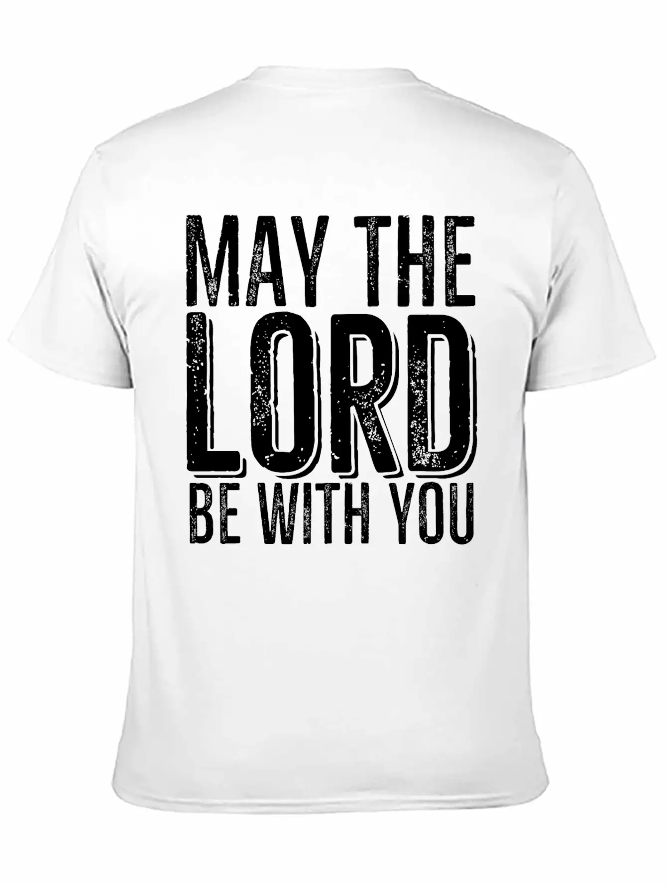 May The Lord Be With You Timeless Short Sleeve Tee – Comfy And Minimalist Design