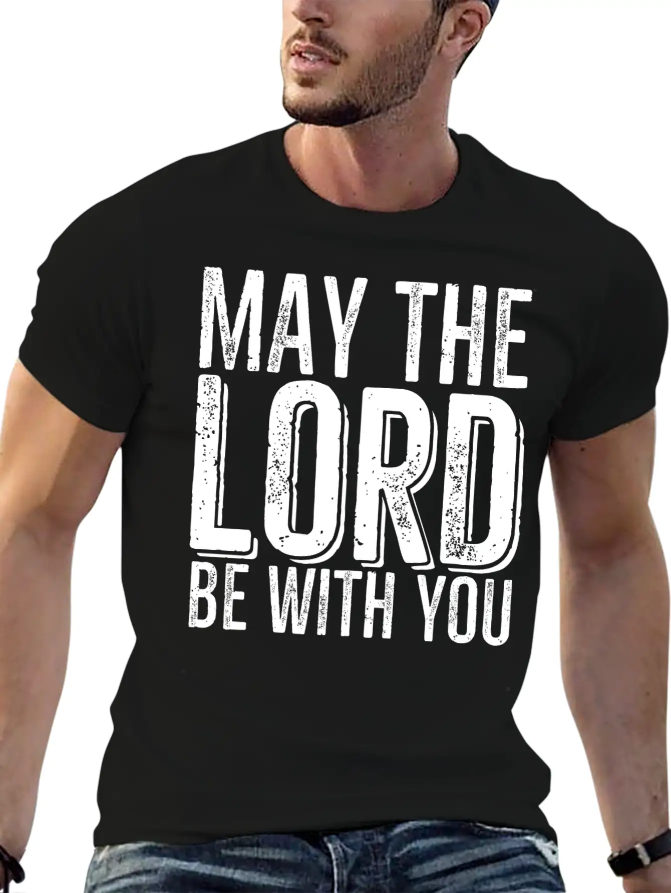 May The Lord Be With You Timeless Short Sleeve Tee – Comfy And Minimalist Design