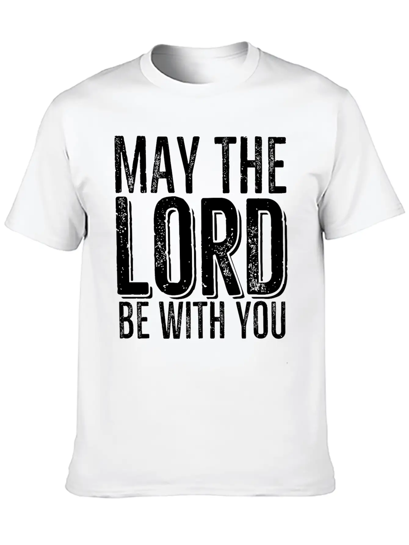 May The Lord Be With You Timeless Short Sleeve Tee – Comfy And Minimalist Design