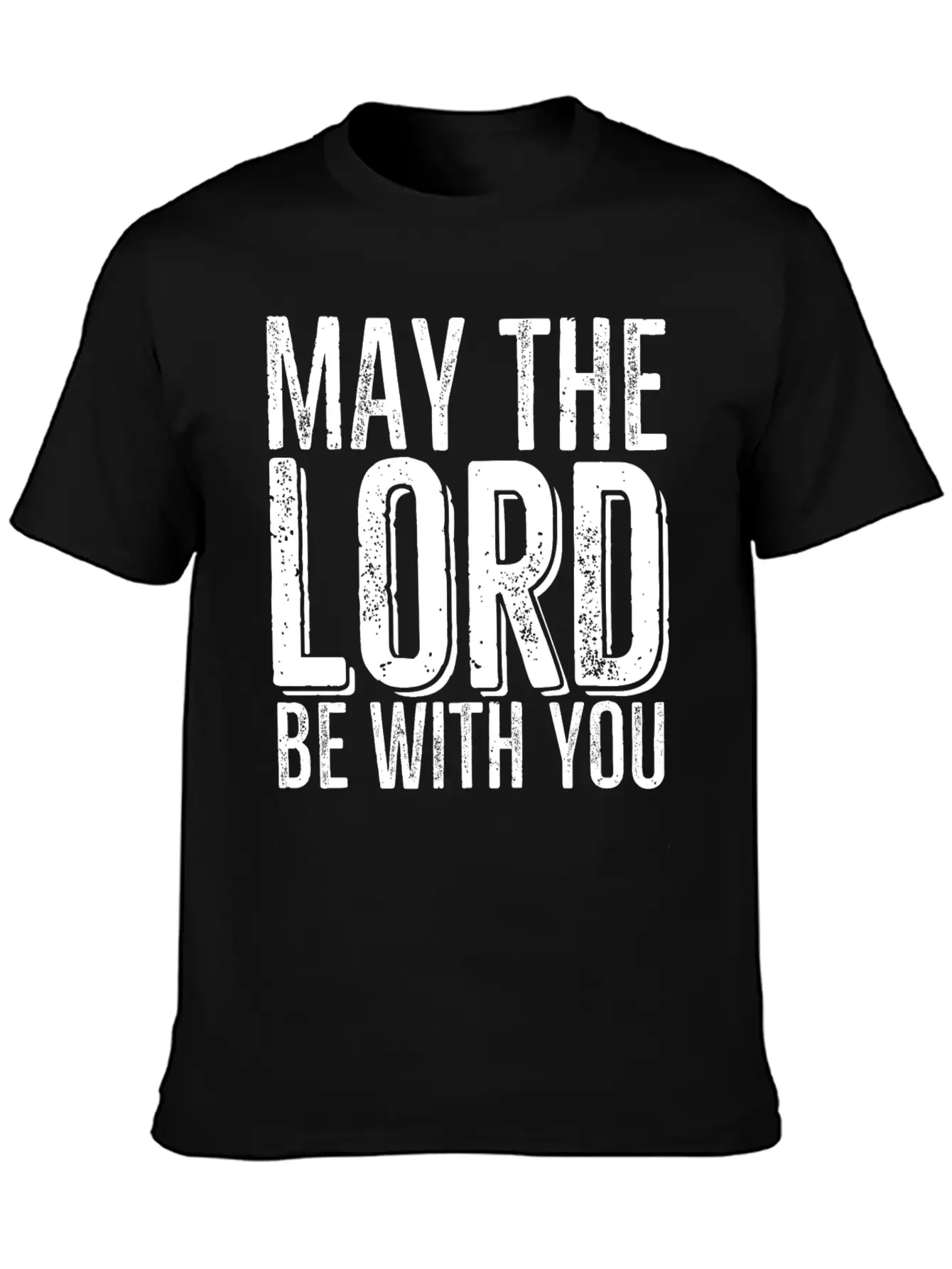 May The Lord Be With You Timeless Short Sleeve Tee – Comfy And Minimalist Design