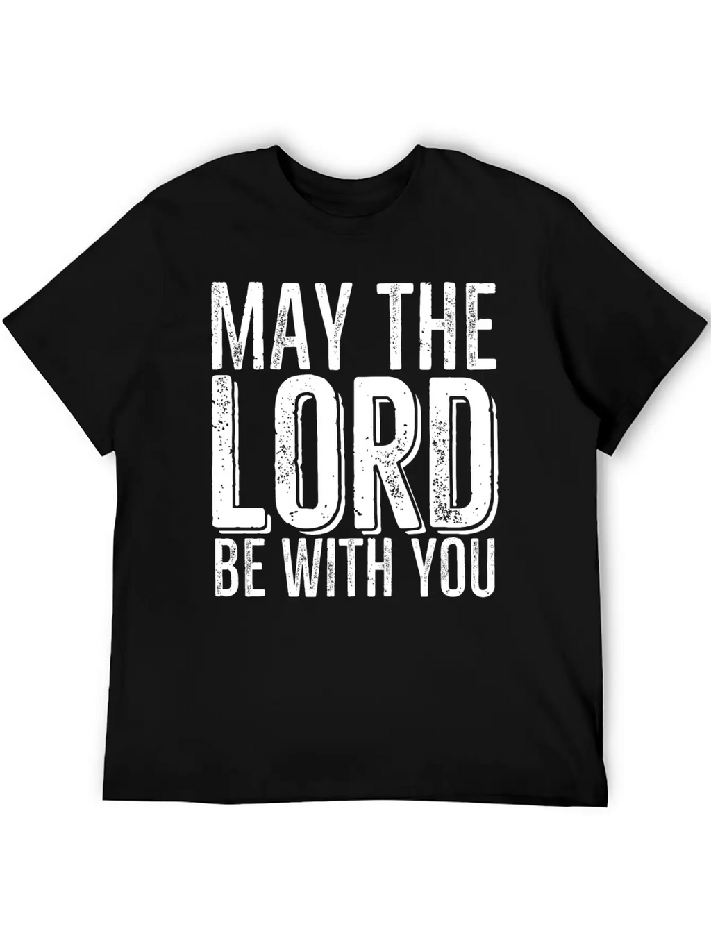 May The Lord Be With You Timeless Short Sleeve Tee – Comfy And Minimalist Design