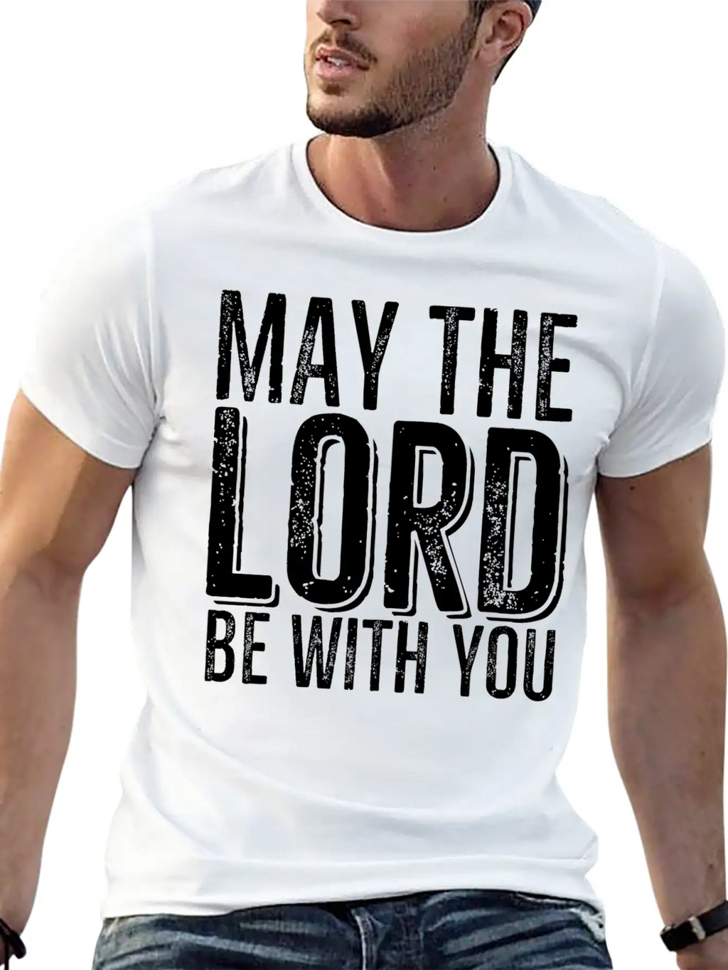 May The Lord Be With You Timeless Short Sleeve Tee – Comfy And Minimalist Design