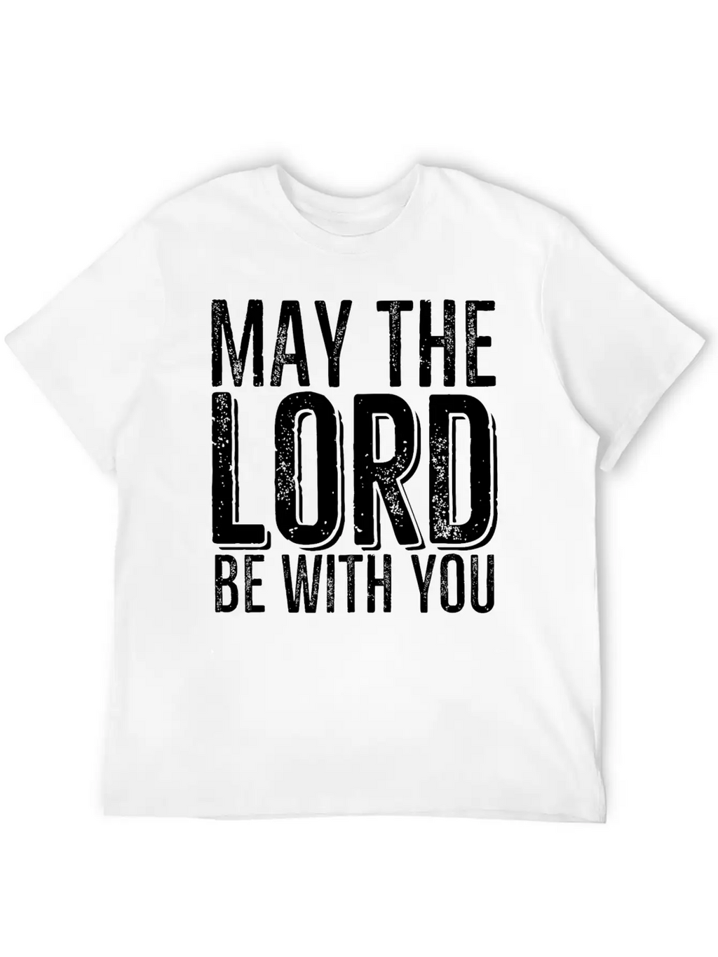 May The Lord Be With You Timeless Short Sleeve Tee – Comfy And Minimalist Design
