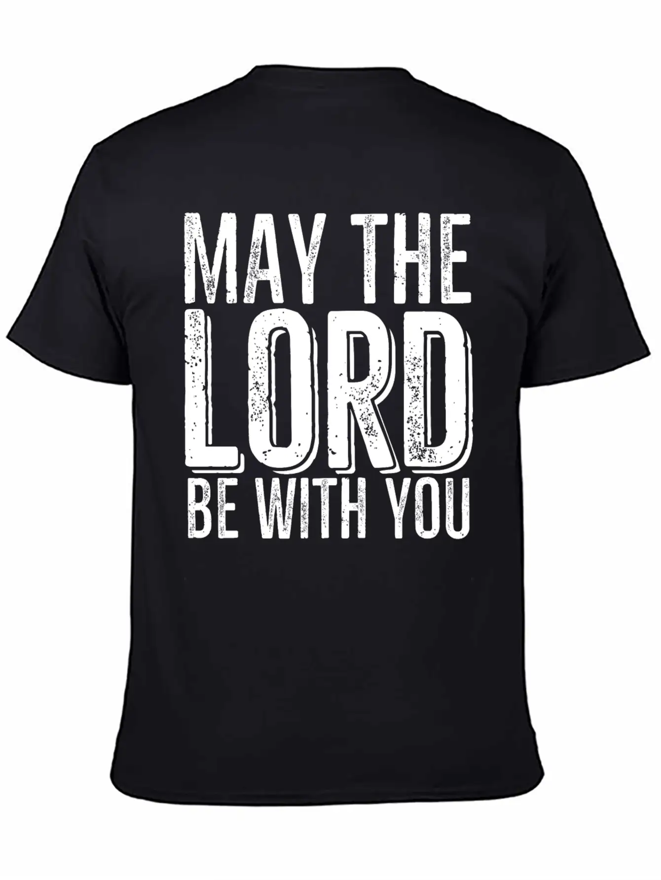 May The Lord Be With You Timeless Short Sleeve Tee – Comfy And Minimalist Design