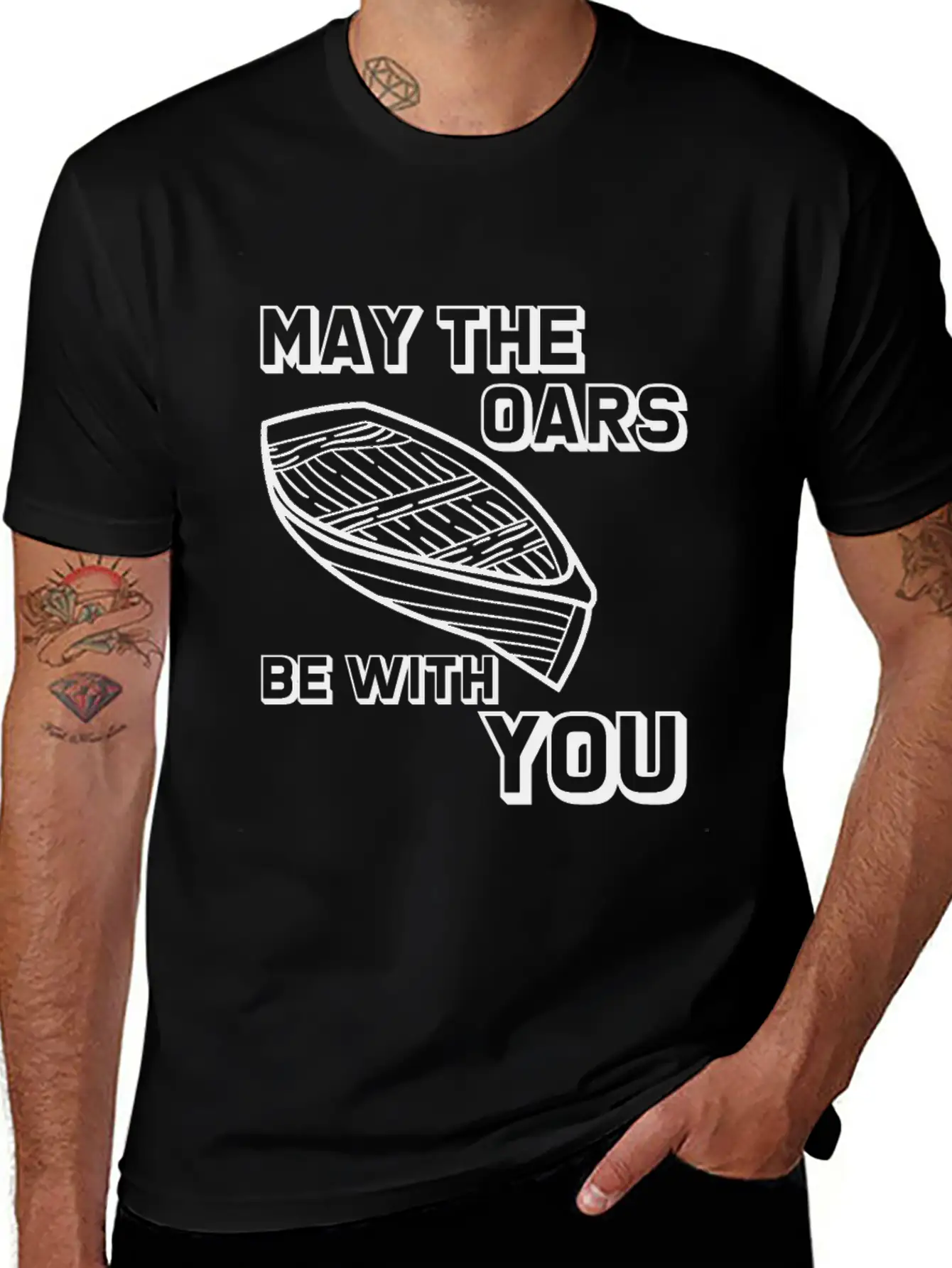 May The Oars Be With You 8 Relaxed Everyday Tee – Lightweight And Durable Cotton