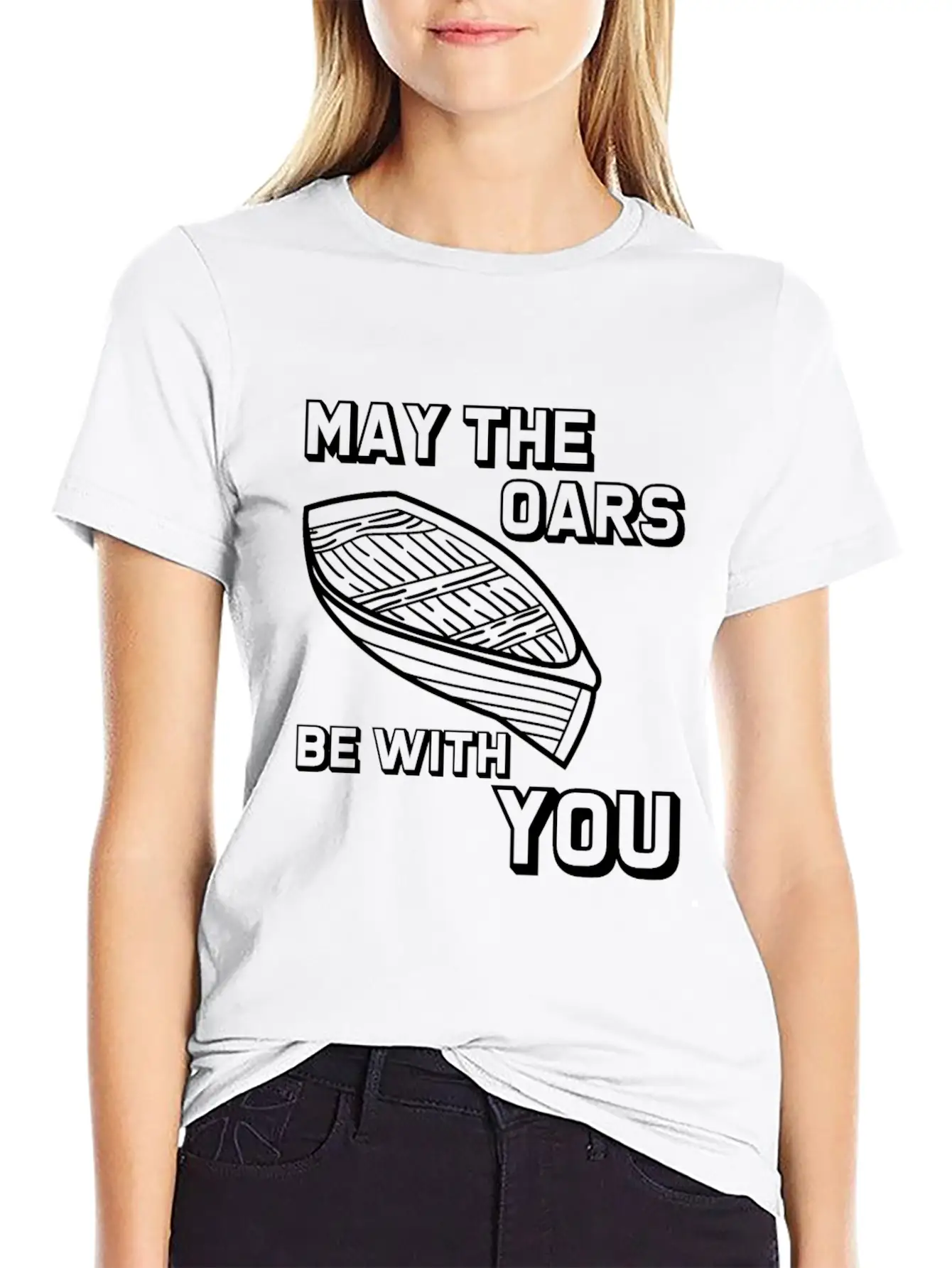 May The Oars Be With You 8 Relaxed Everyday Tee – Lightweight And Durable Cotton