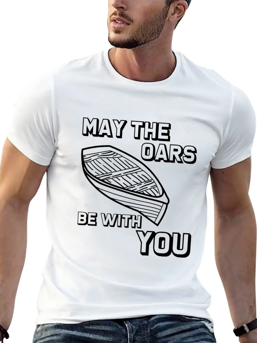 May The Oars Be With You 8 Relaxed Everyday Tee – Lightweight And Durable Cotton