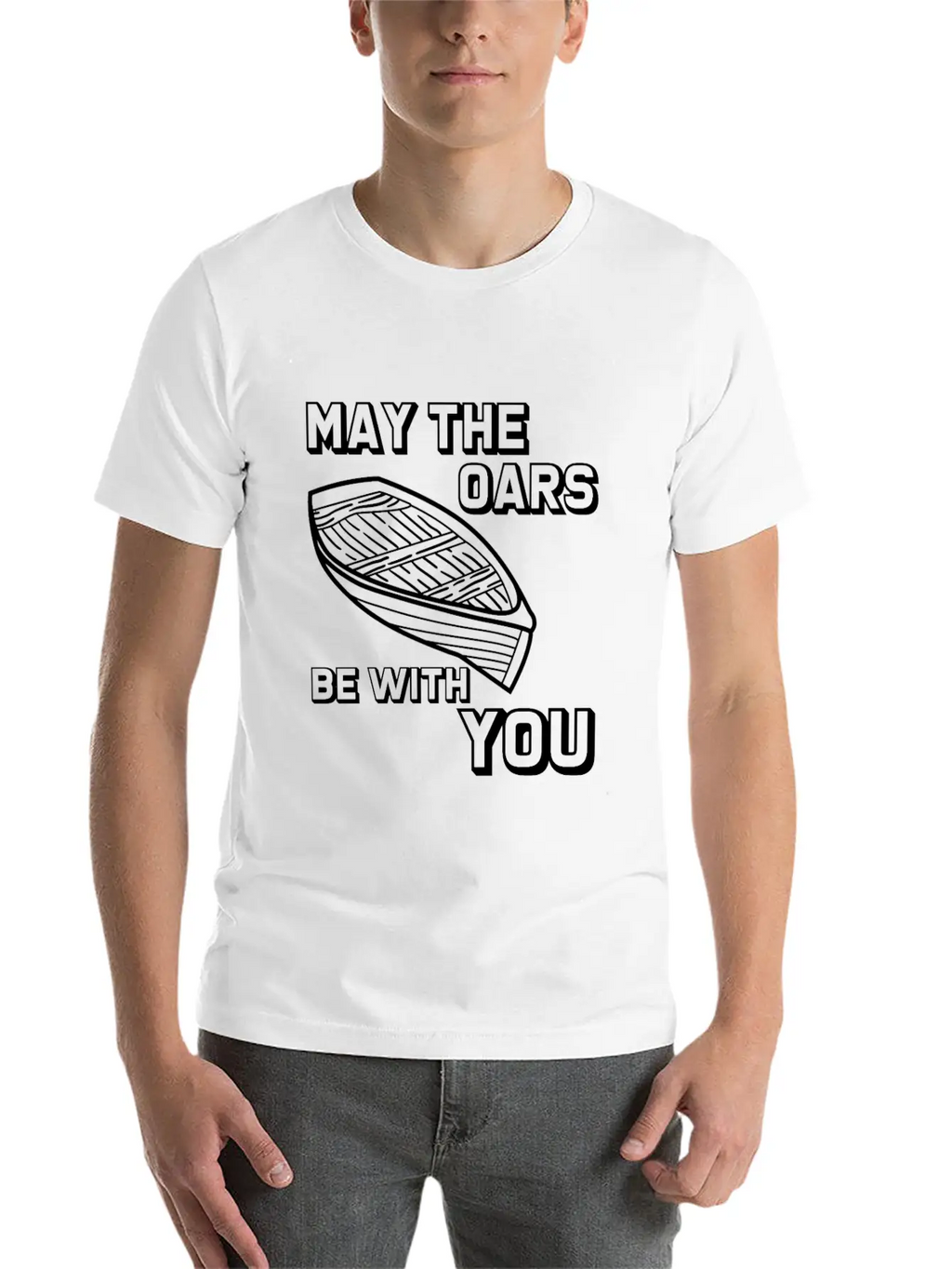 May The Oars Be With You 8 Relaxed Everyday Tee – Lightweight And Durable Cotton