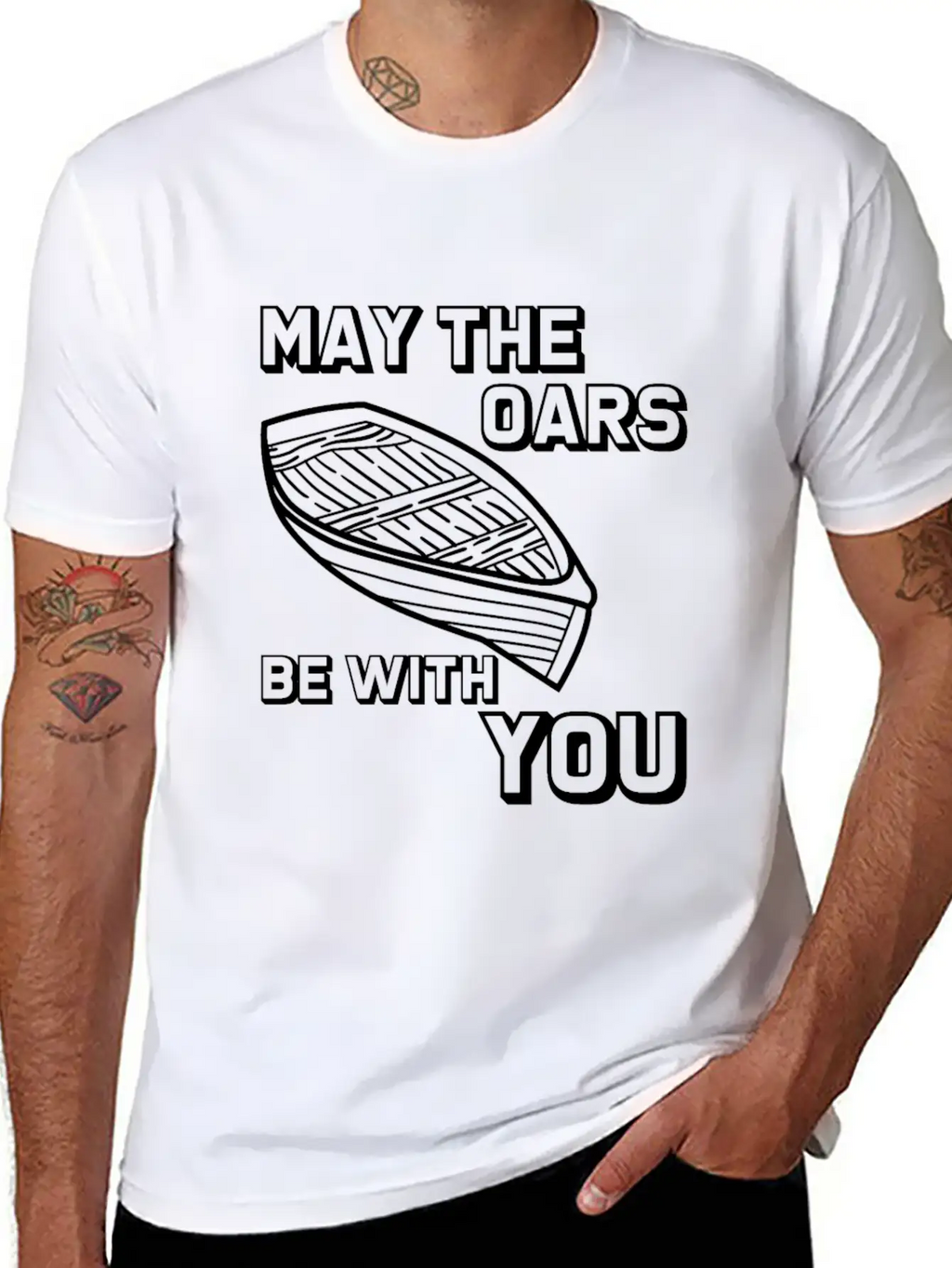 May The Oars Be With You 8 Relaxed Everyday Tee – Lightweight And Durable Cotton