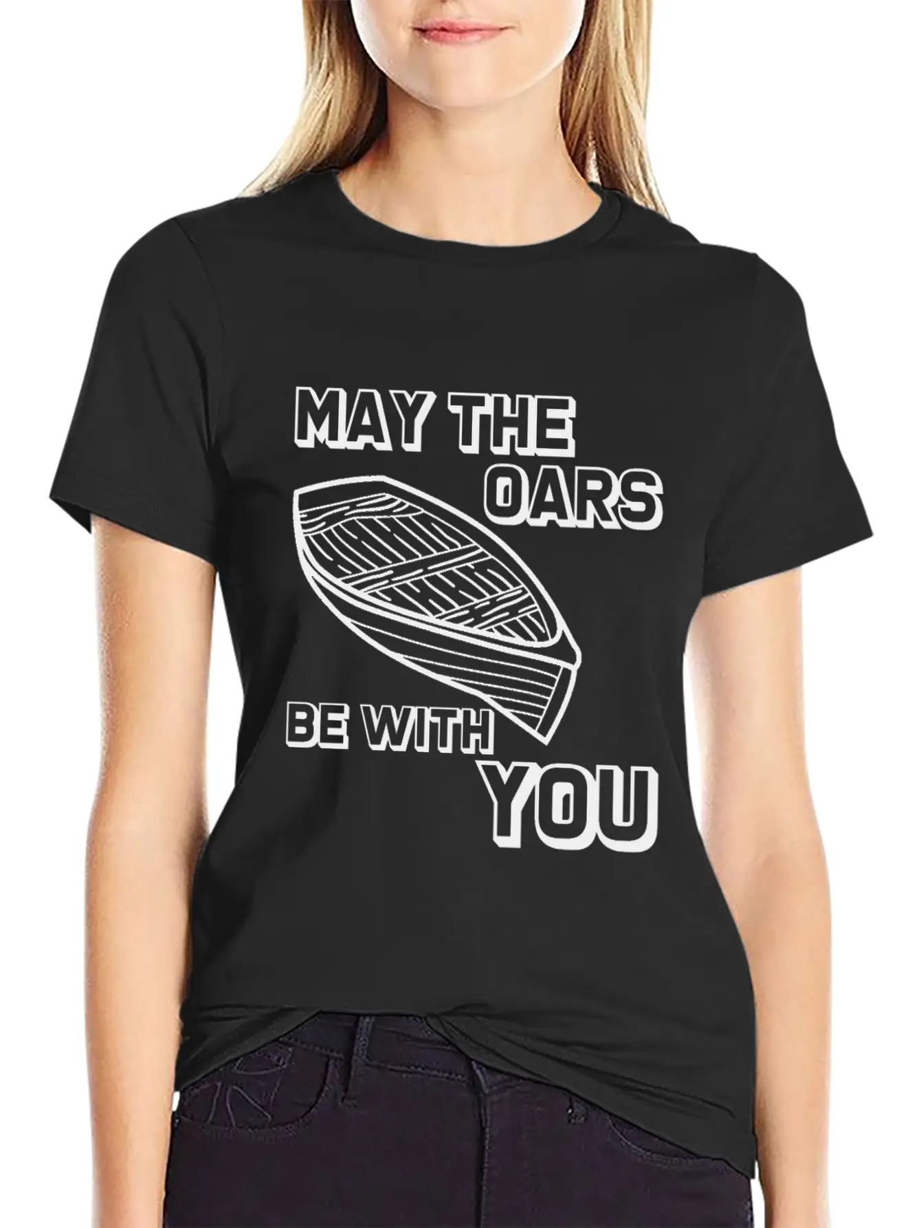 May The Oars Be With You 8 Relaxed Everyday Tee – Lightweight And Durable Cotton