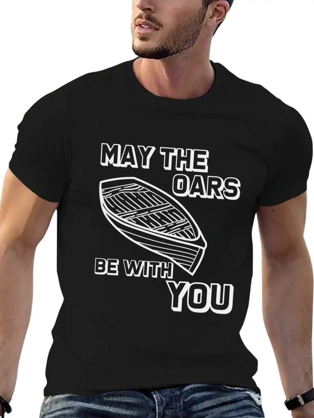 May The Oars Be With You 8 Relaxed Everyday Tee – Lightweight And Durable Cotton