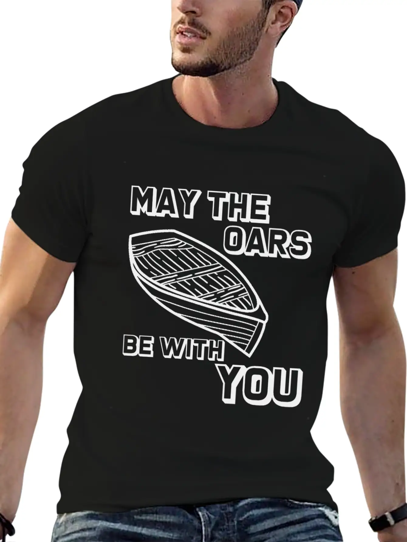 May The Oars Be With You 8 Relaxed Everyday Tee – Lightweight And Durable Cotton