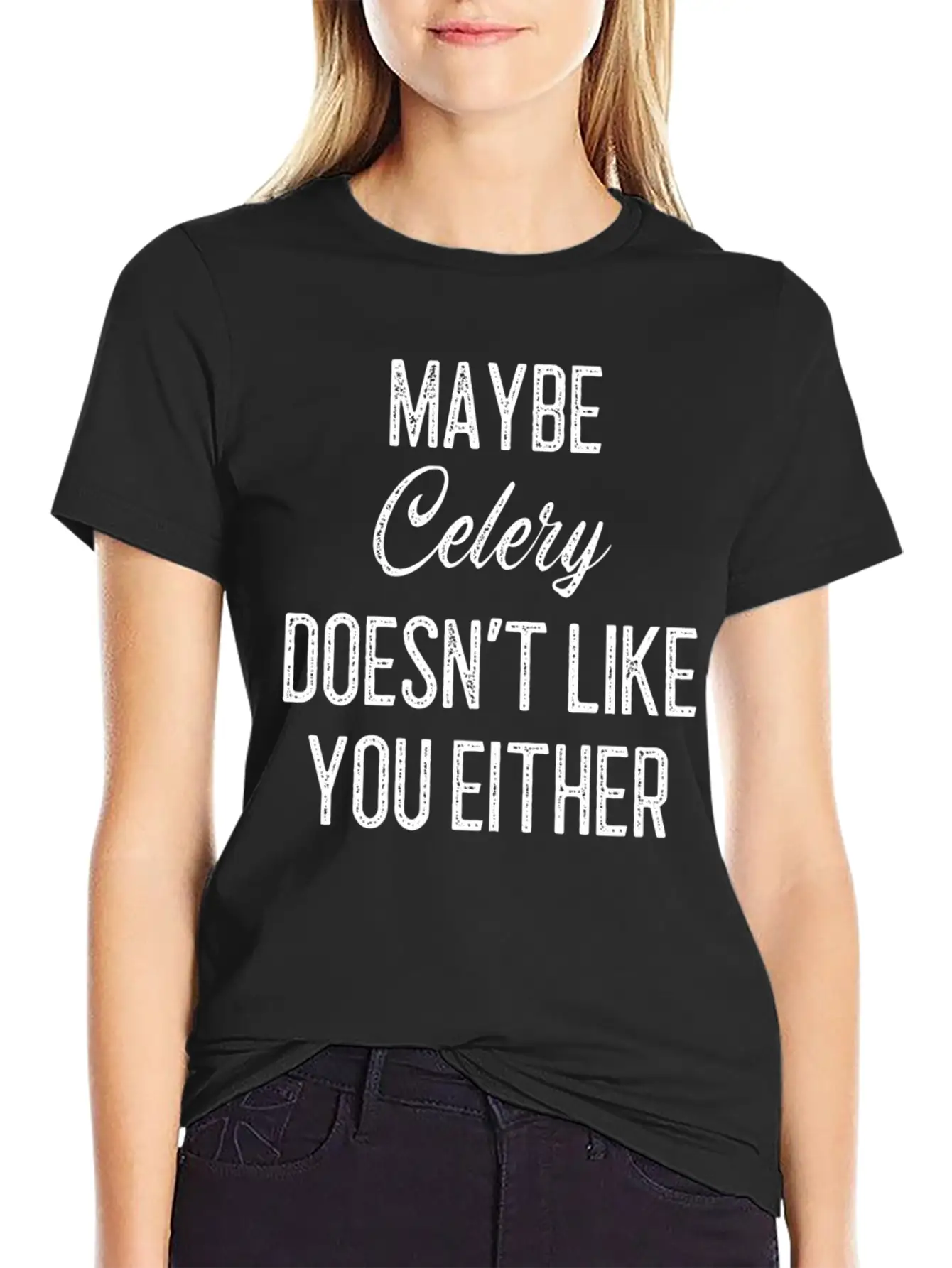 Maybe Celery Doesn't Like You Either Classic Cotton Tee – Unisex Comfort For Any Season